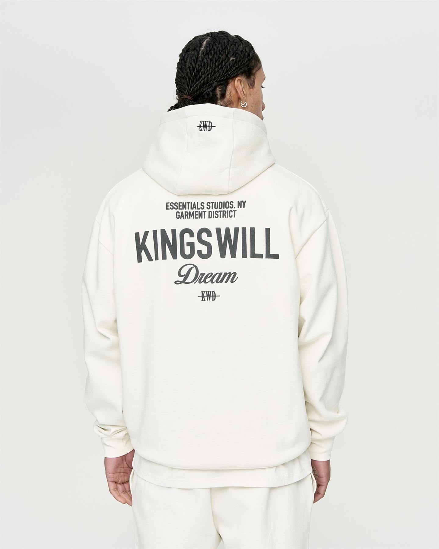 Mens Studio Garment District Hoodie White