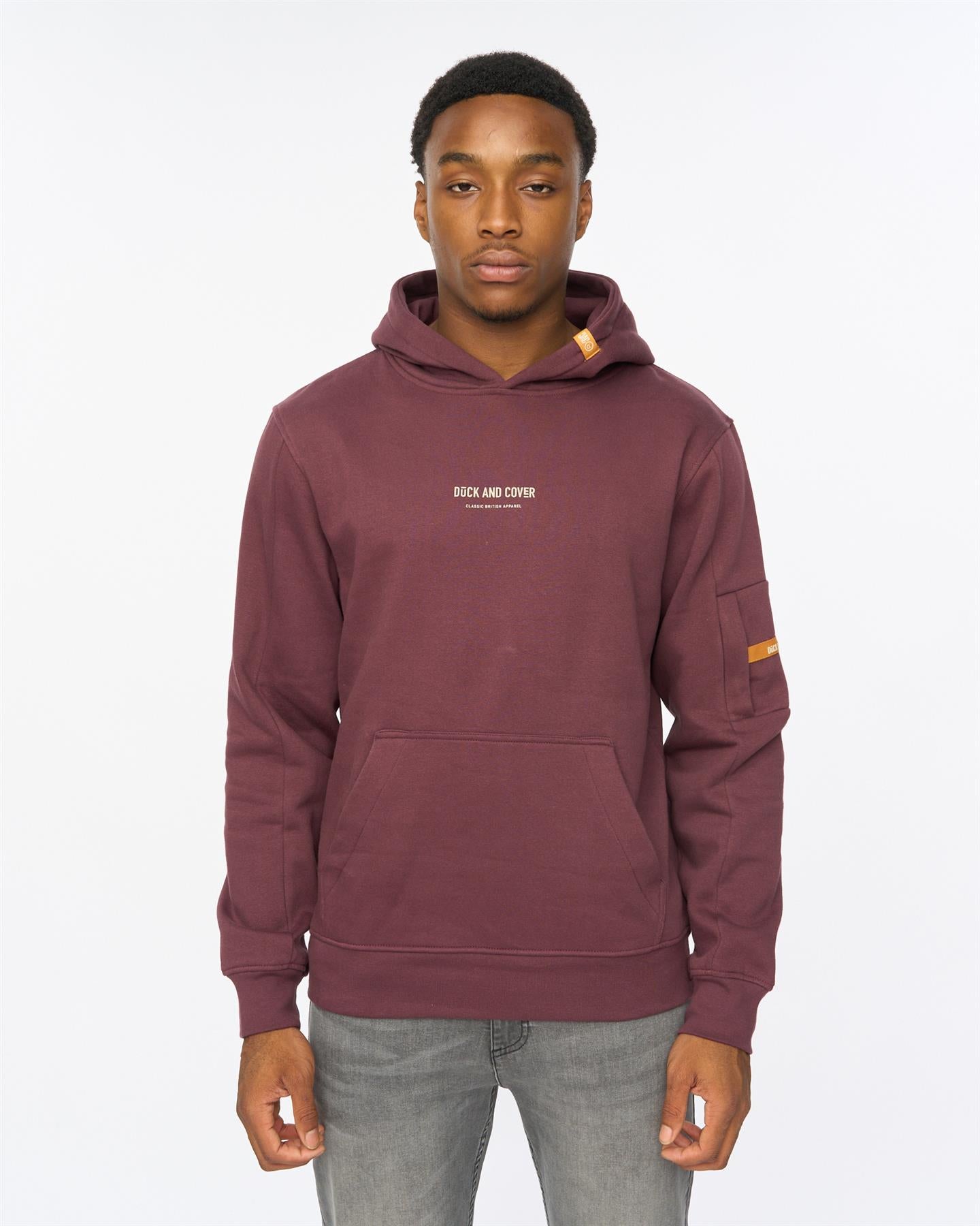 Mens Brammers V2 Hoodie Raisin