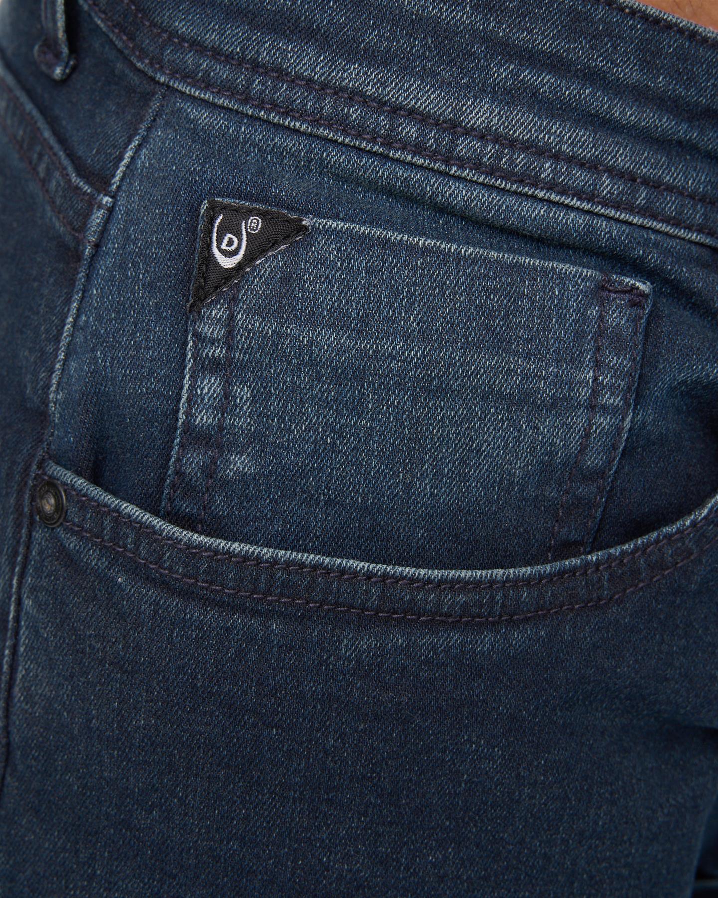 Mens Maylead Slim Fit Jeans Blue Black