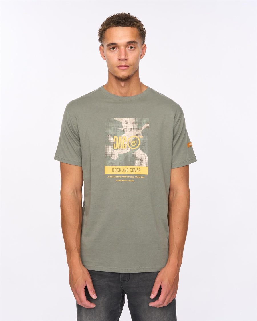 Mens Camostack T-Shirt Dark Olive