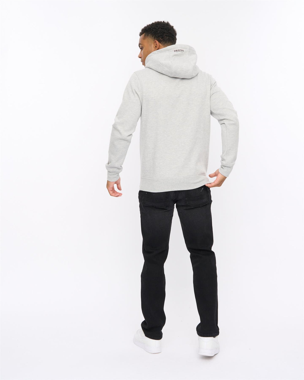 Mens Cresswell Hoodie Grey Marl