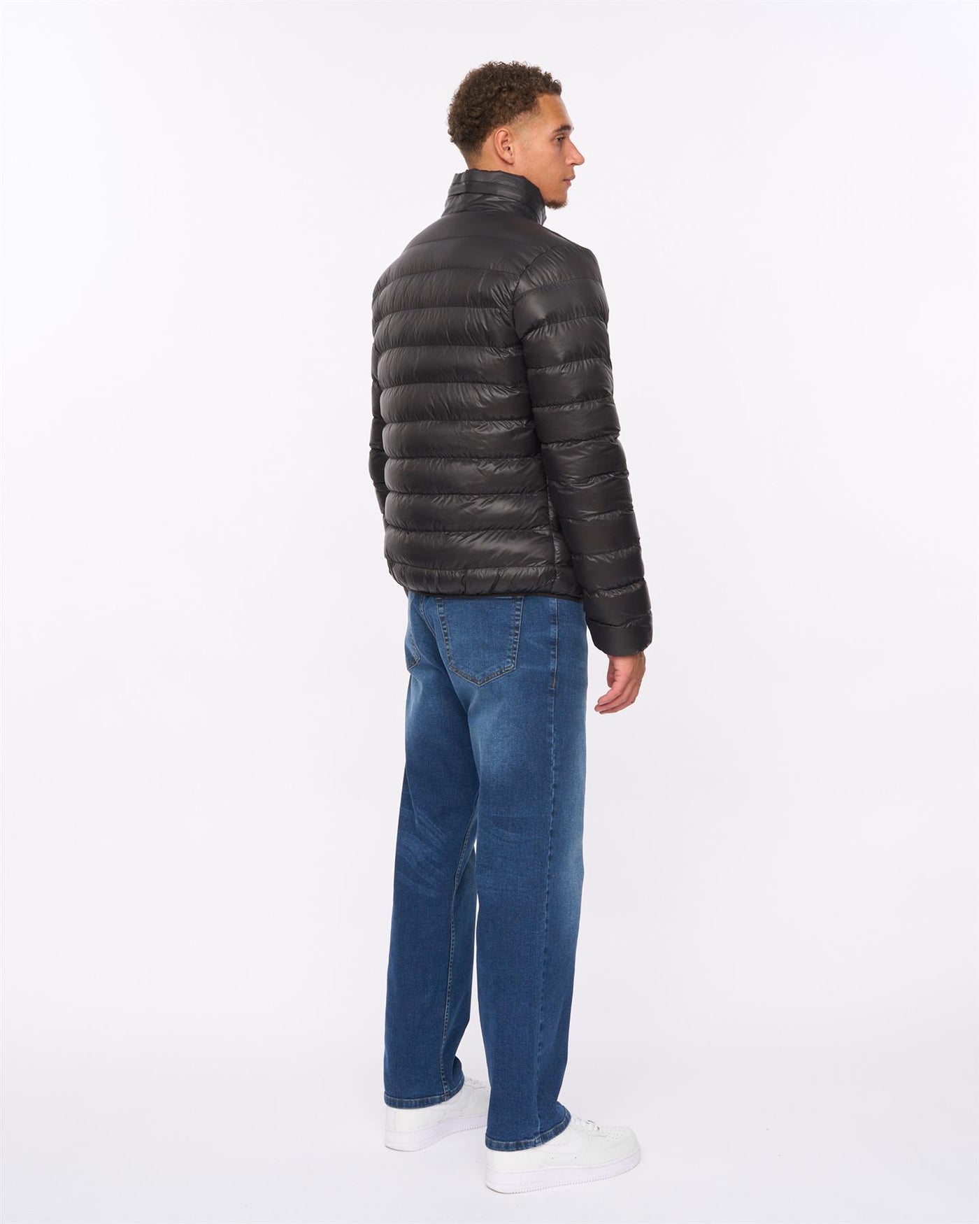 Mens Shemmy Two Quilted Jacket Black