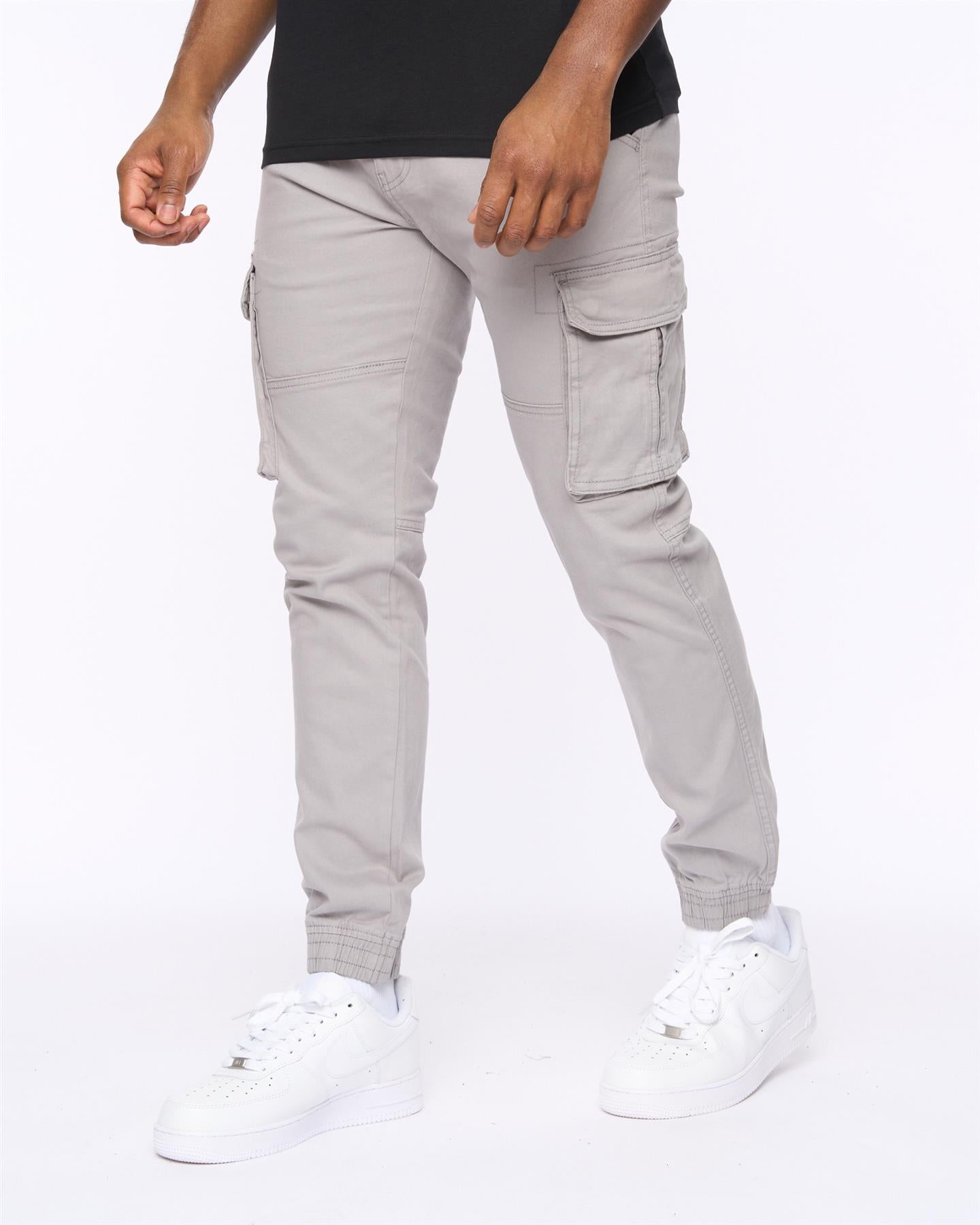 Mens Frentons Cargo Pants Grey