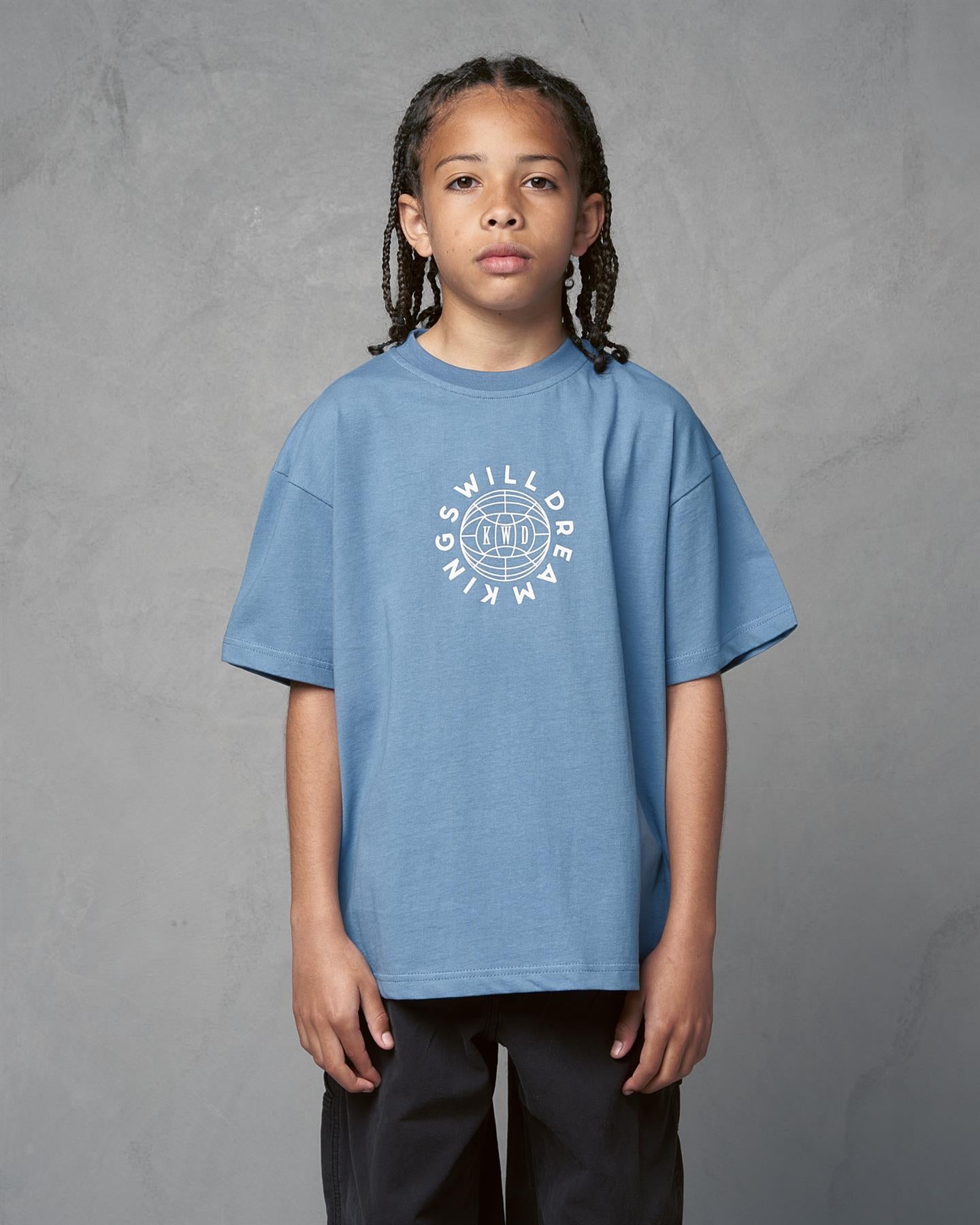 Kids Boys Studio Globalise T-Shirt Blue