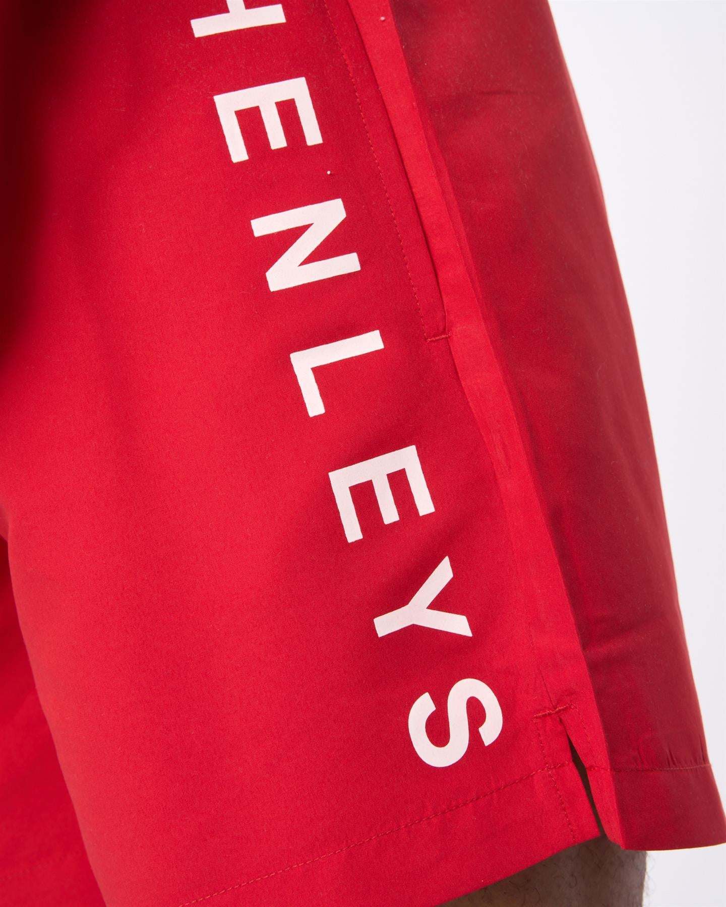 Mens Henybold Swim Shorts Red
