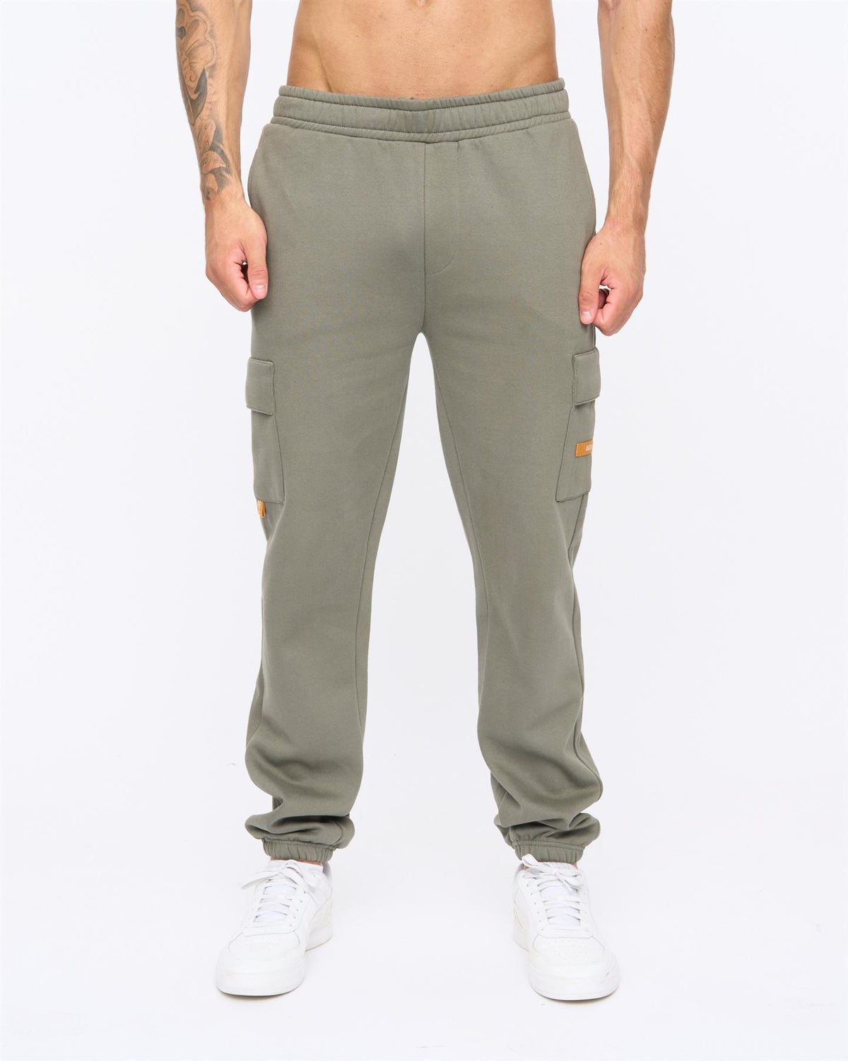 Mens Adamsberg Hoodie & Joggers Set Dark Olive