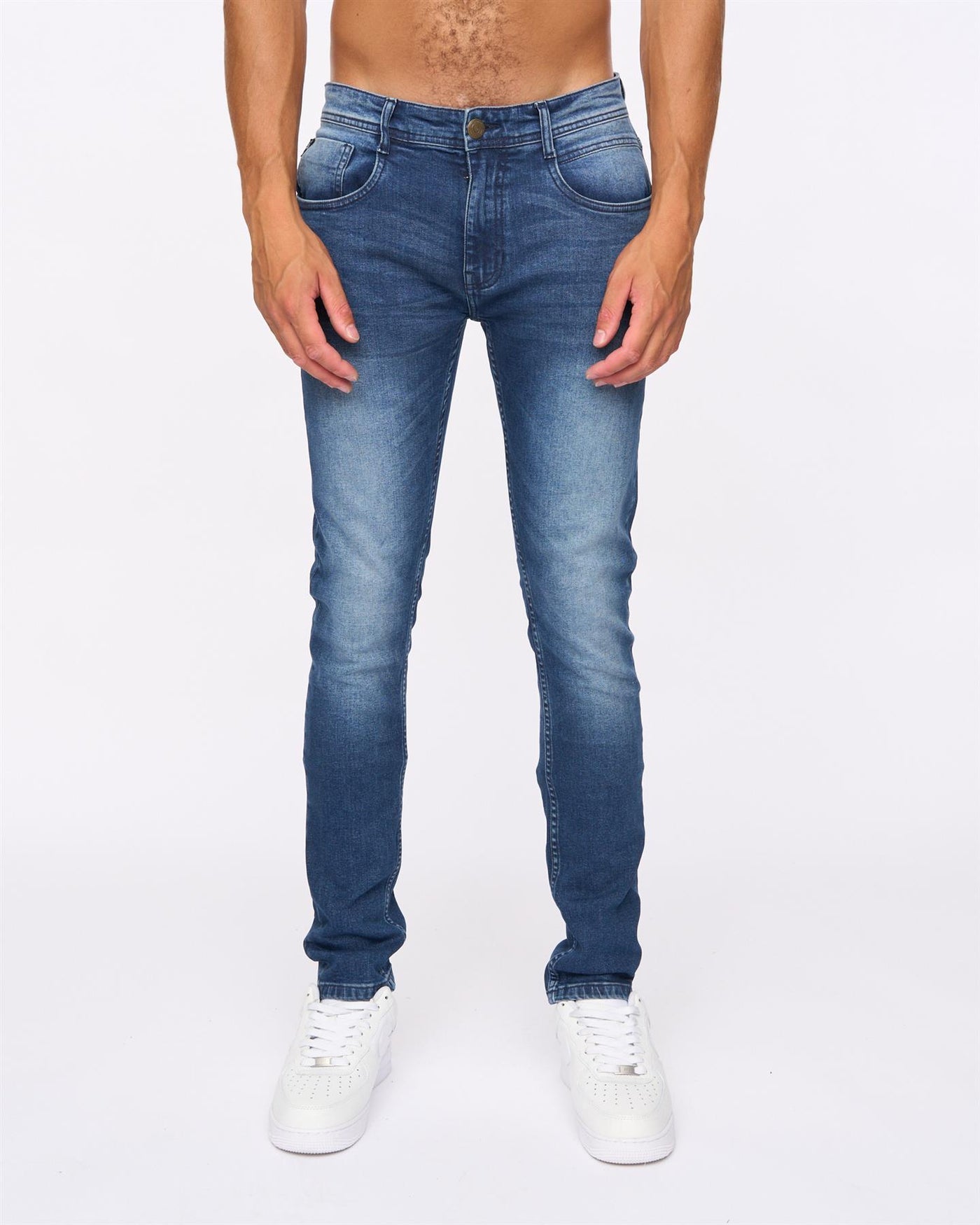 Mens Maylead Slim Fit Jeans Dark Wash