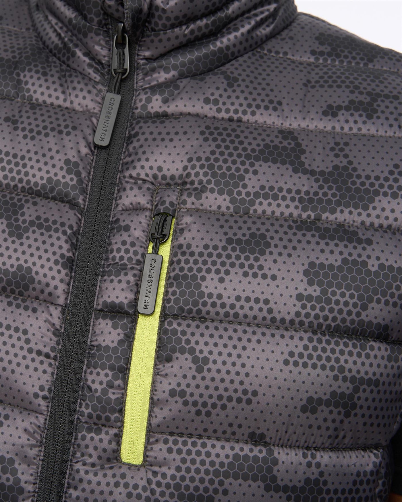 Mens Gattering Gilet Charcoal Camo