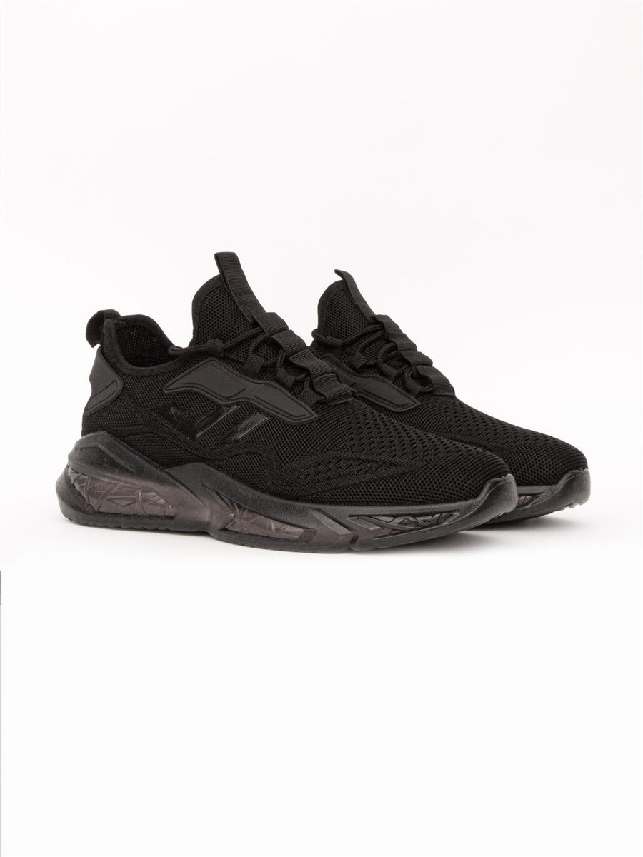 Mens Nantycaws Trainers Black Mono