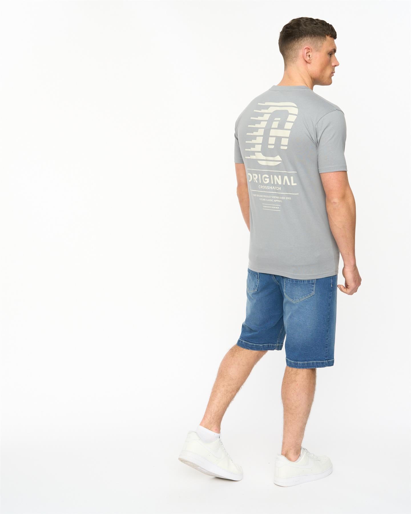 Mens Morville T-Shirt Steel Blue