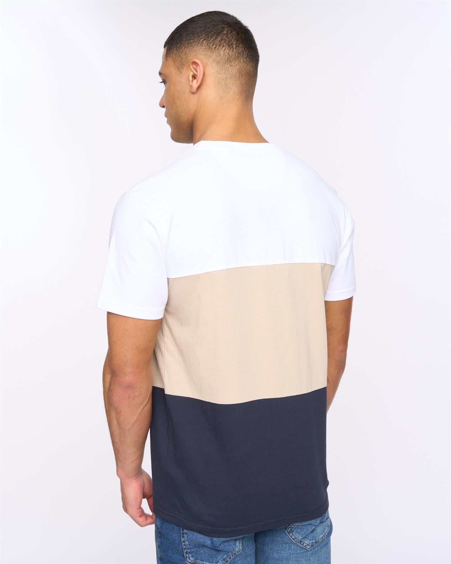 Mens Henpanel T-Shirt White