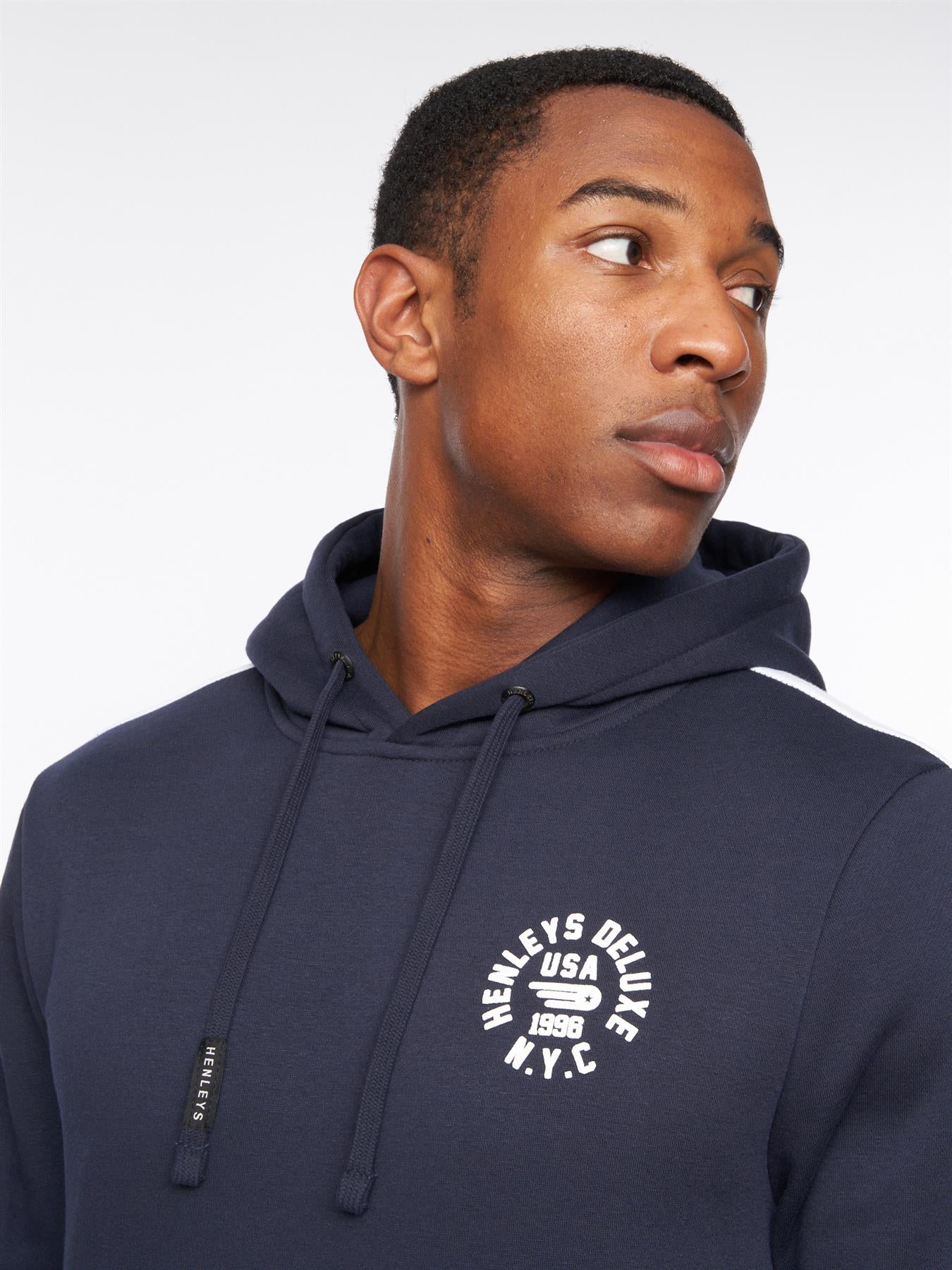 Mens Calyer Hoodie Navy