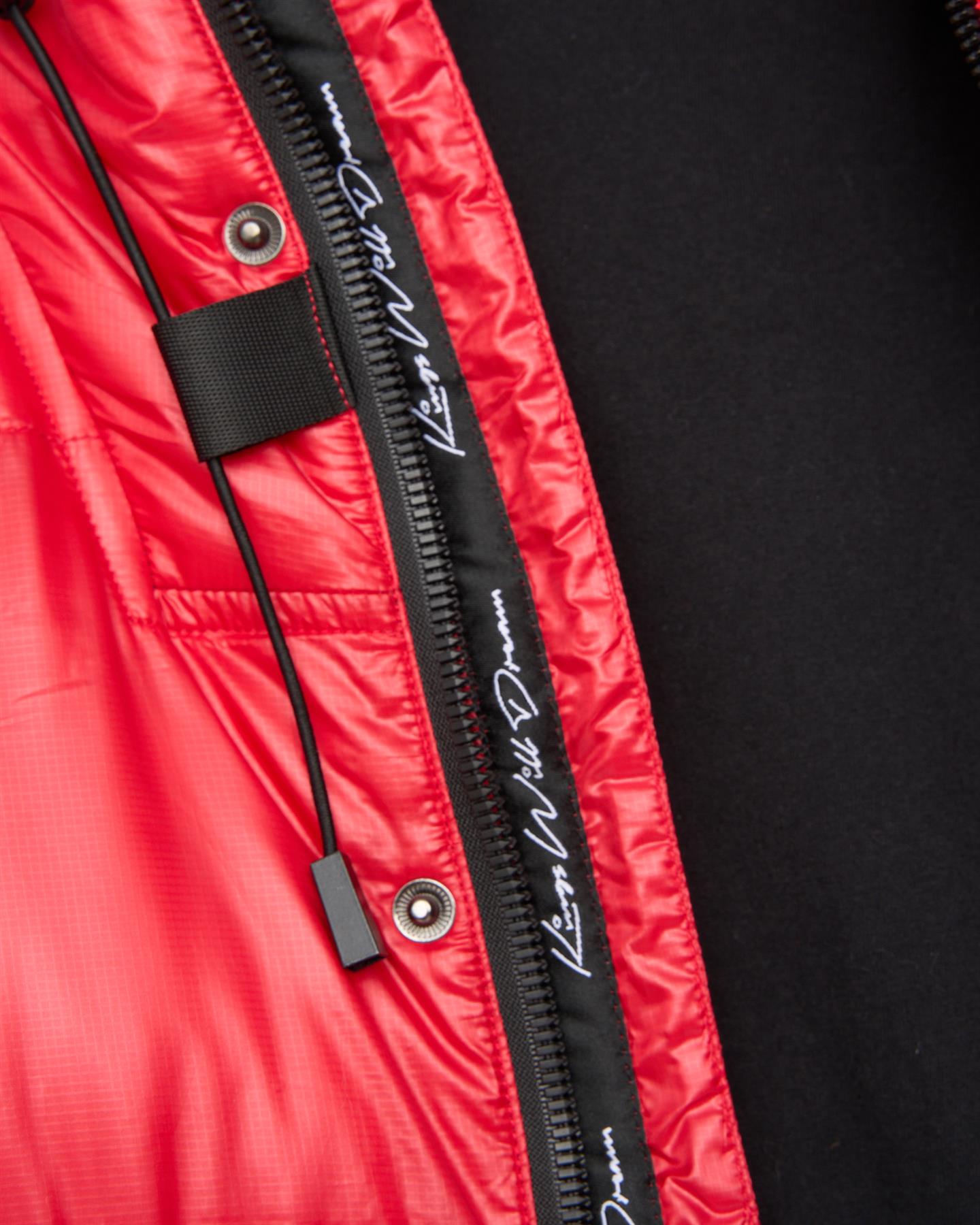 Mens Welcome Puffer Jacket Red