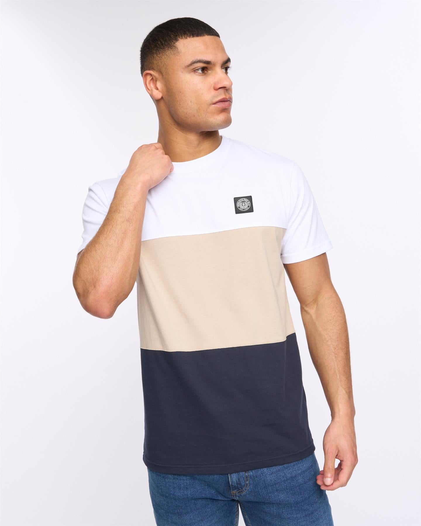 Mens Henpanel T-Shirt White