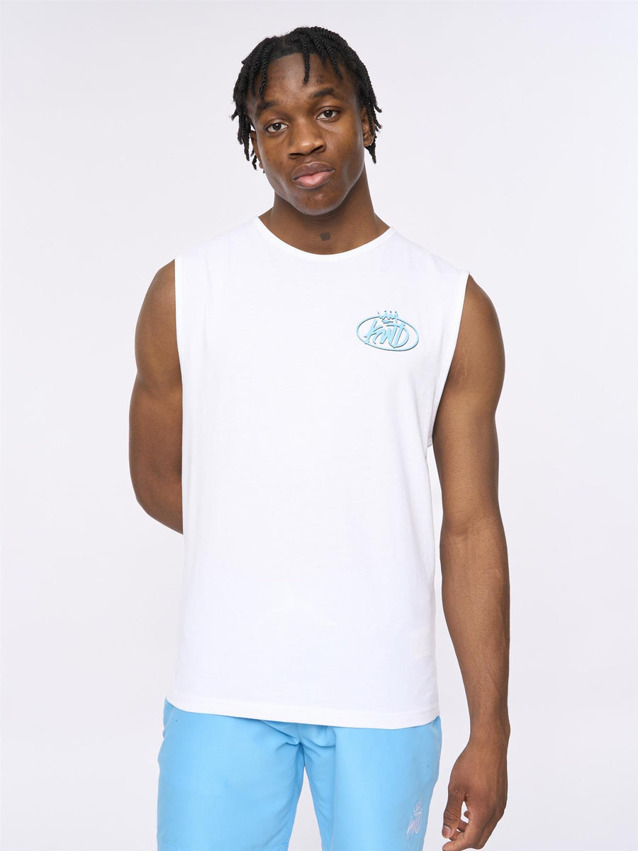 Mens Soap Tank Top White
