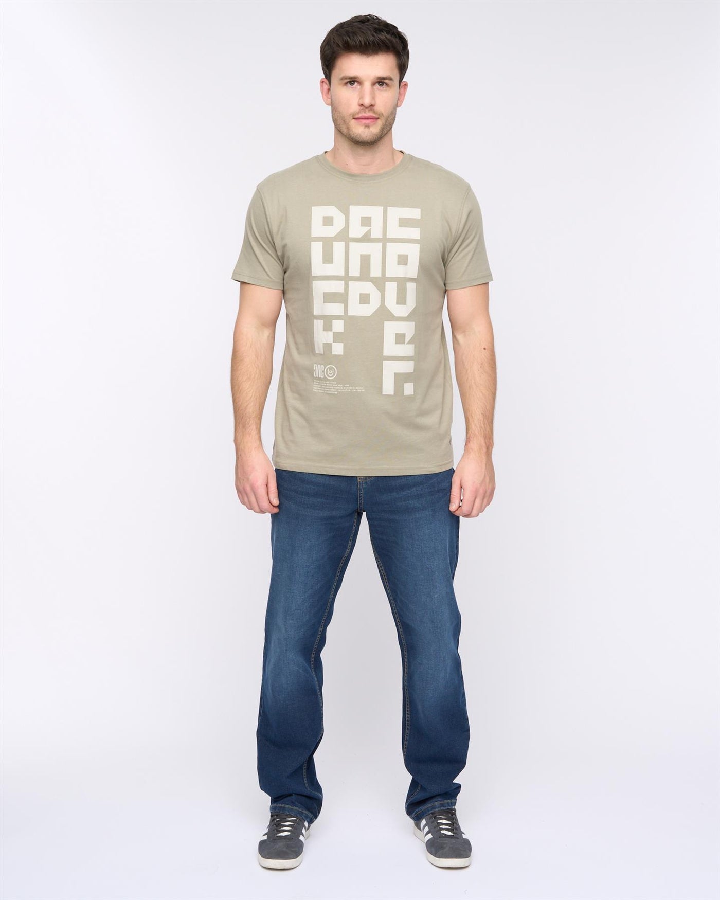 Mens Squarelarge T-Shirt Sage