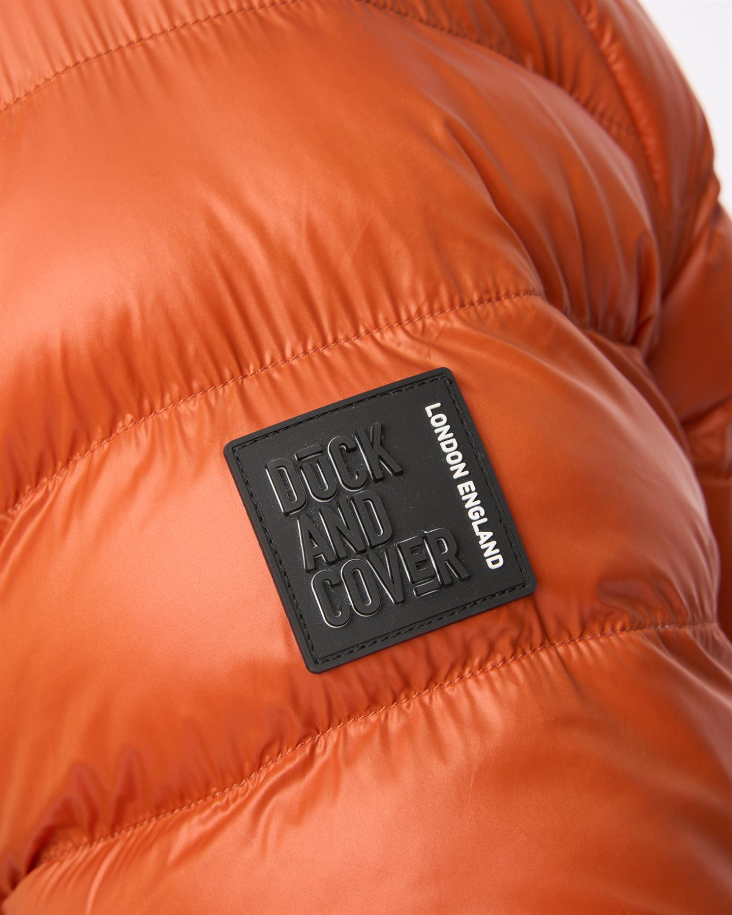 Mens Shemmy Two Quilted Jacket Orange