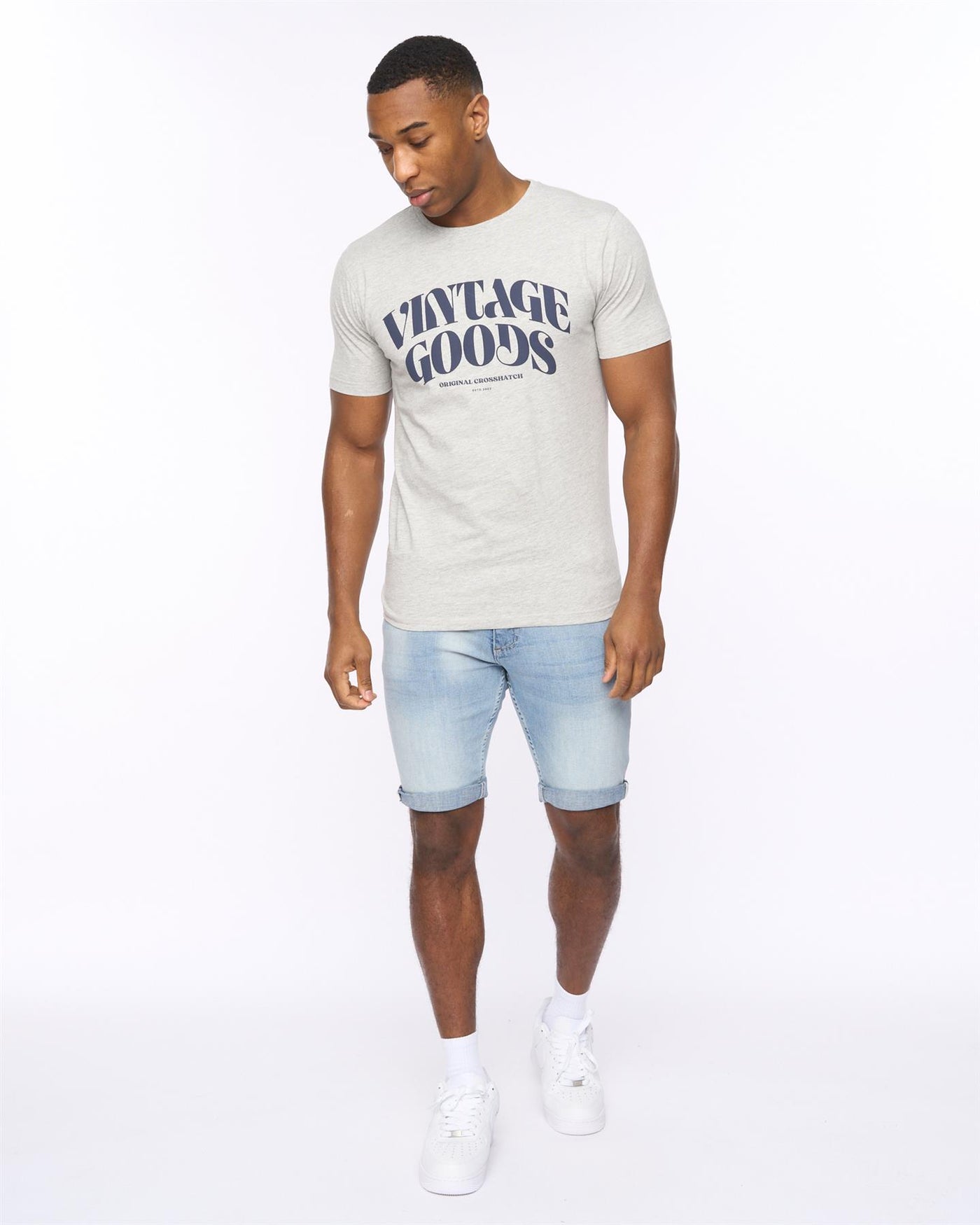 Mens Wilsby T-Shirt Grey Marl