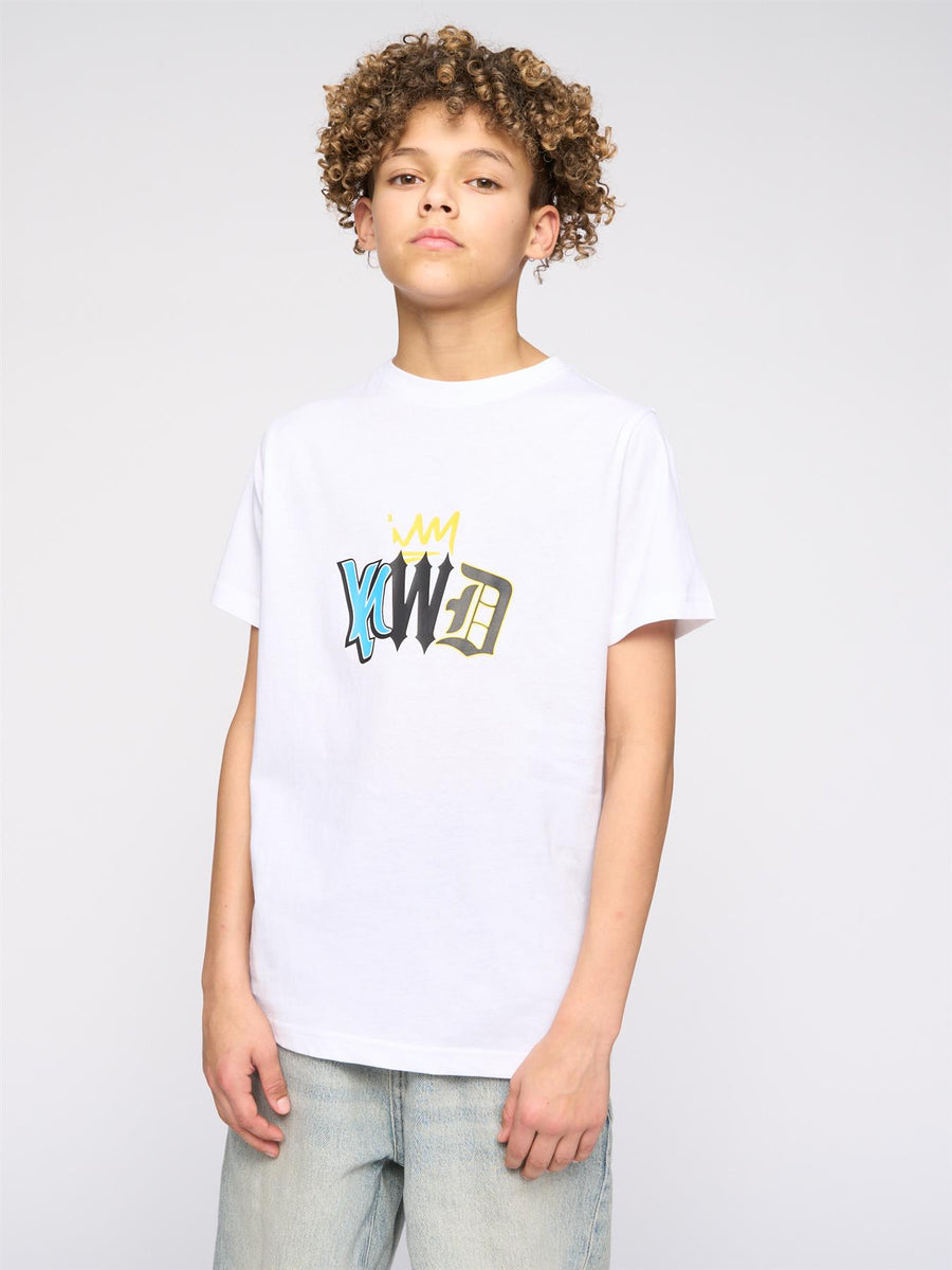 Kids Boys Ransom T-Shirt White