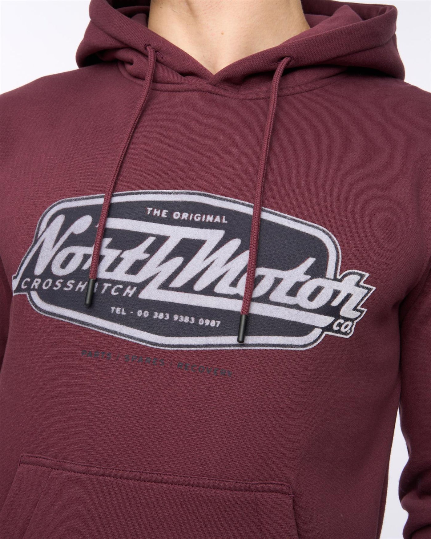 Mens Hellmere Hoodie Raisin