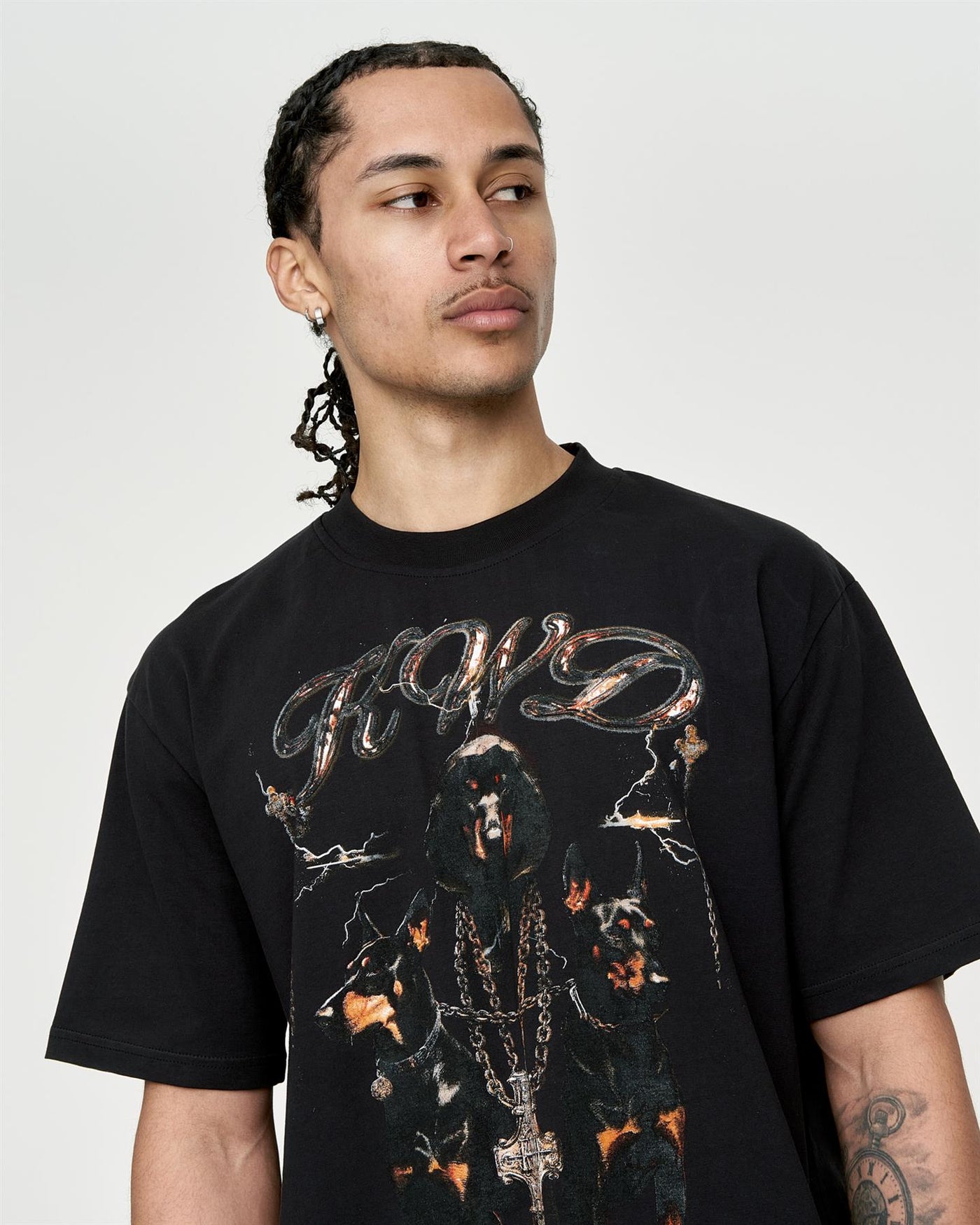 Mens Studio Dogs of Sin T-Shirt Black