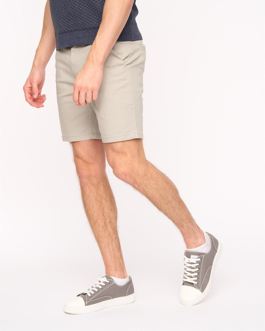 Mens Everett Chino Shorts Light Grey