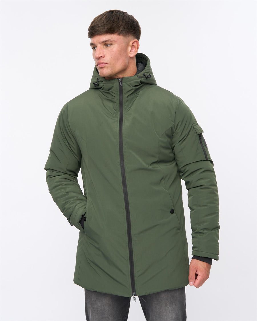 Mens Mantrax Padded Jacket Dark Olive