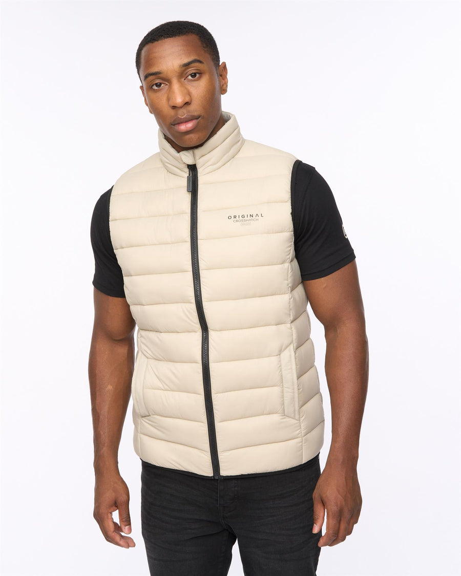 Mens Gattering MVE Gilet Stone