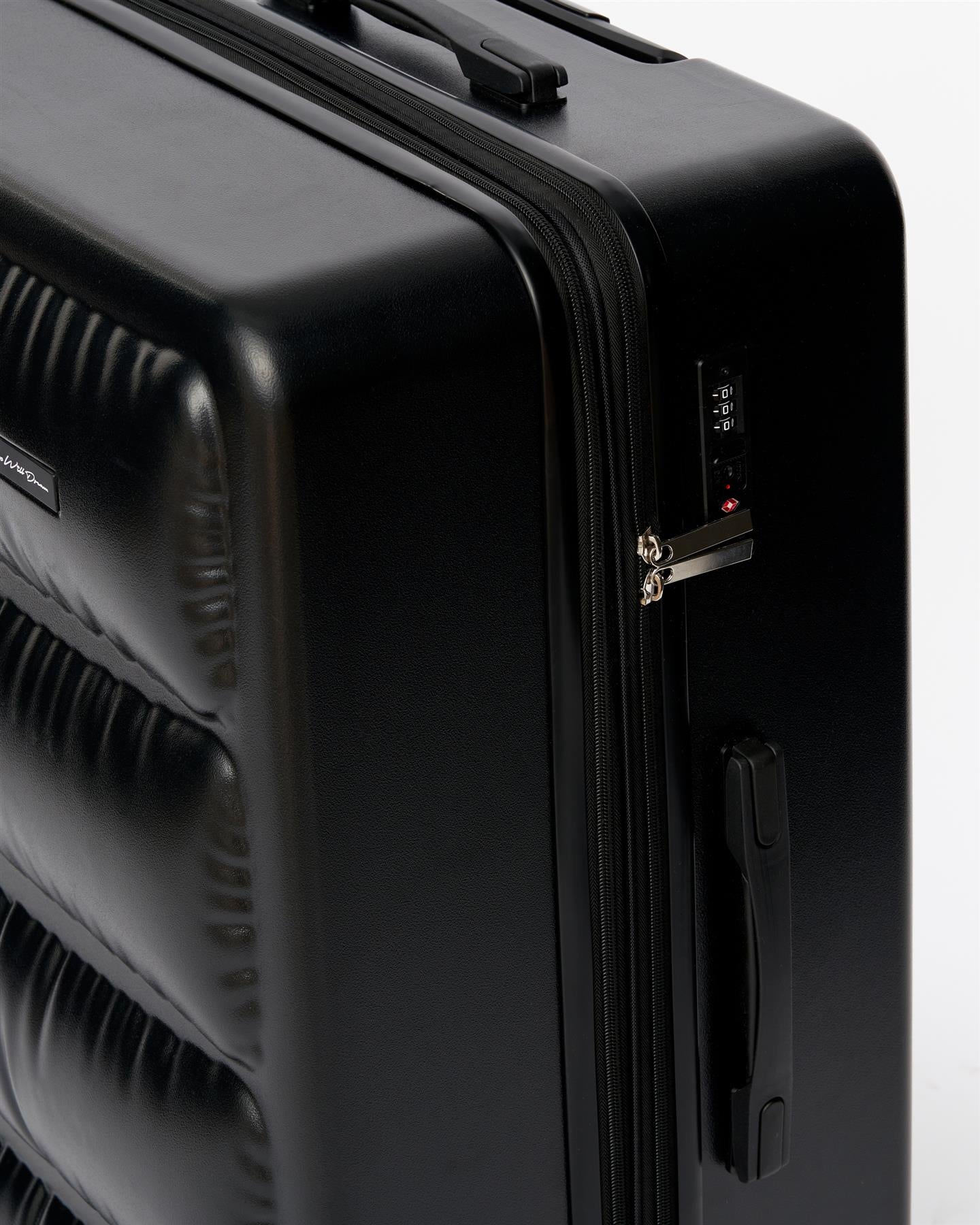 Bubble Suitcase 3pk Black