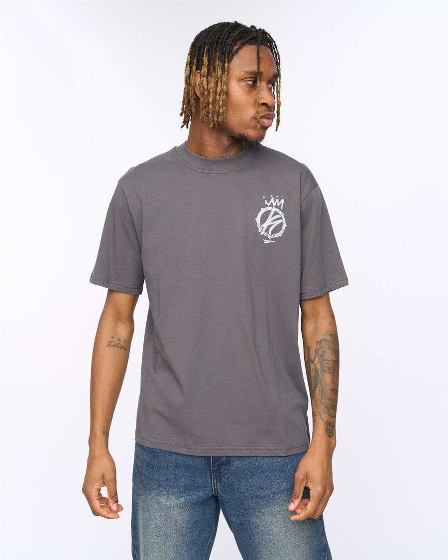 Mens Kayspray T-Shirt Asphalt