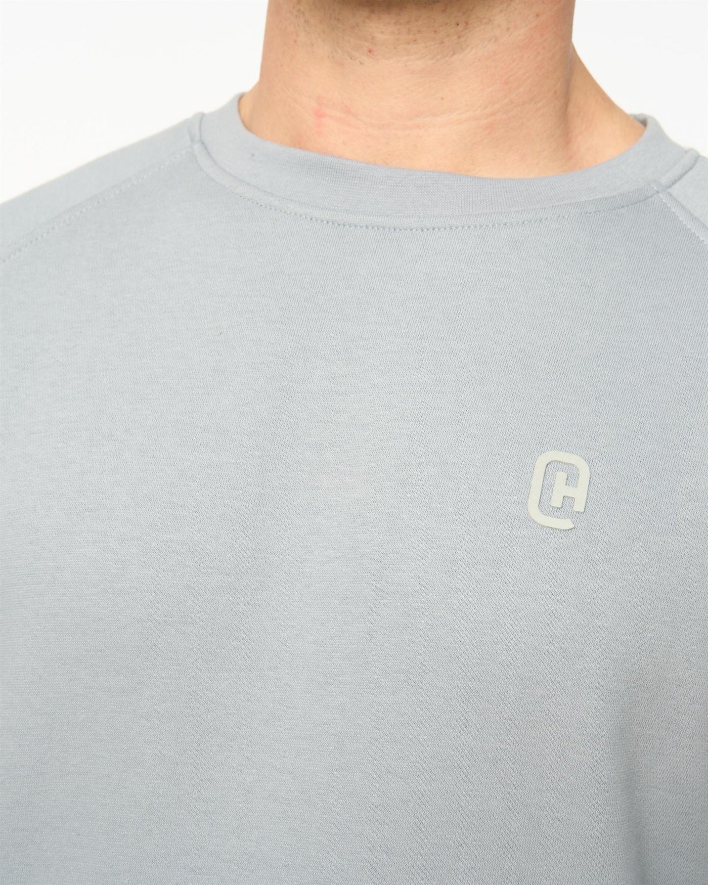 Mens Cresswill Crew Sweat Steel Blue