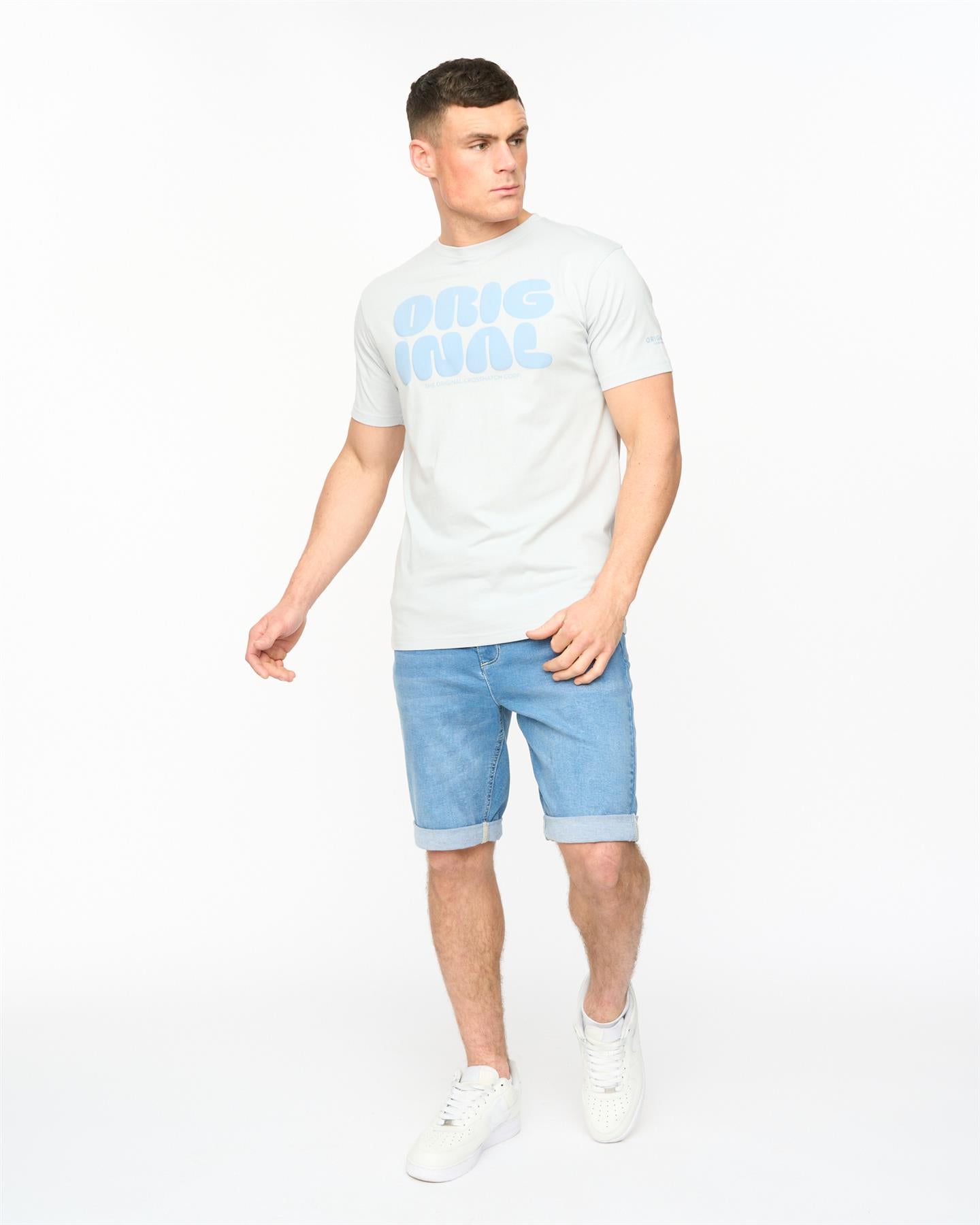 Mens Transflate T-Shirt Light Blue