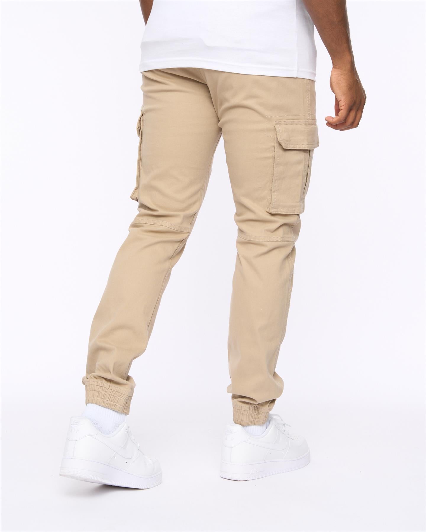 Mens Frentons Cargo Pants Stone
