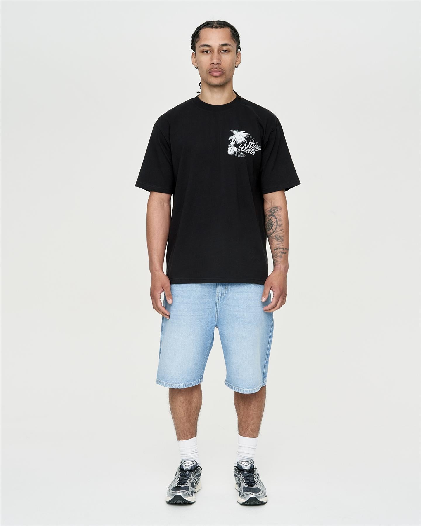 Mens Studio Hotel Tropicana T-Shirt Black
