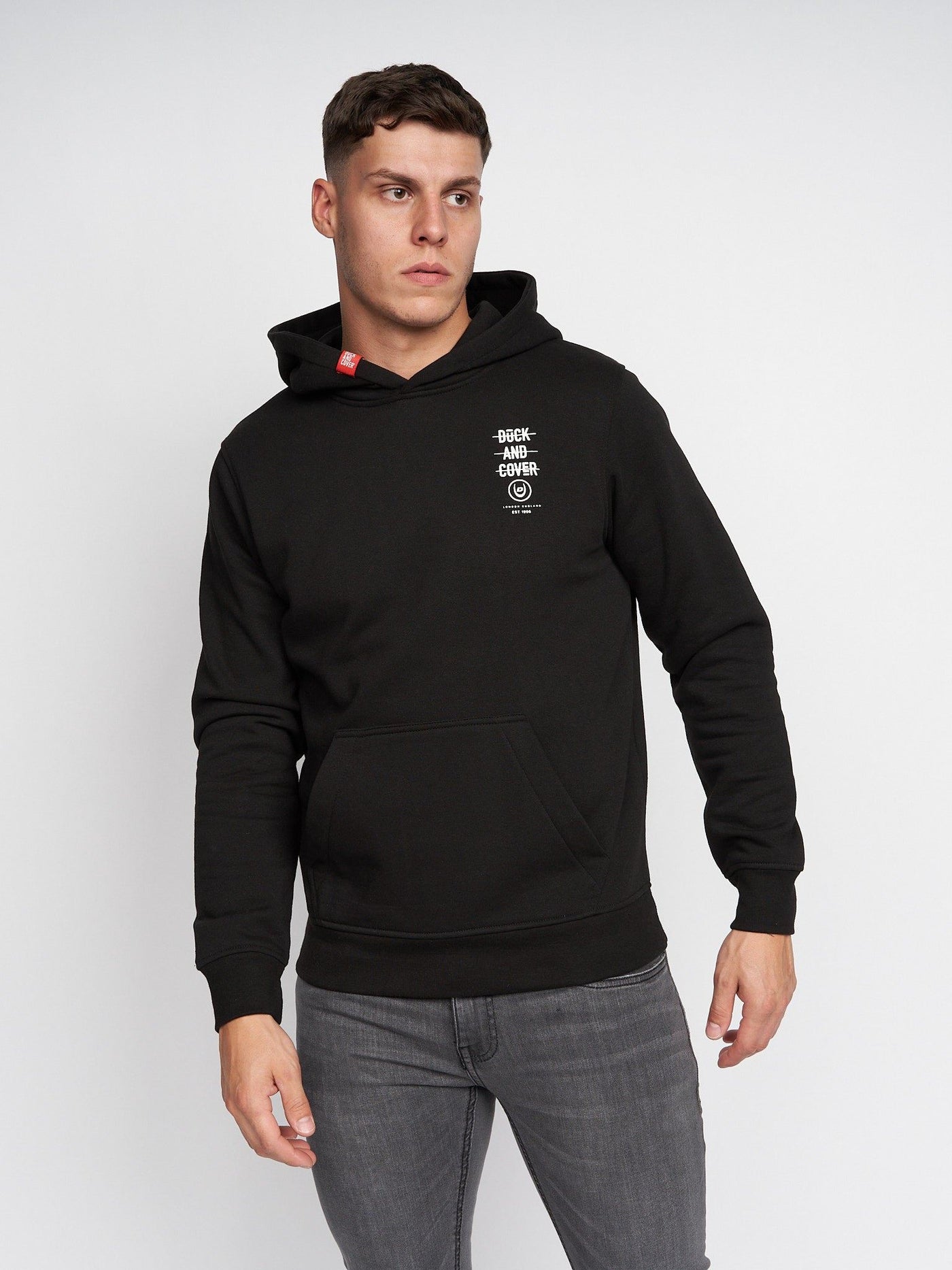 Mens Lenta Hoodie Black
