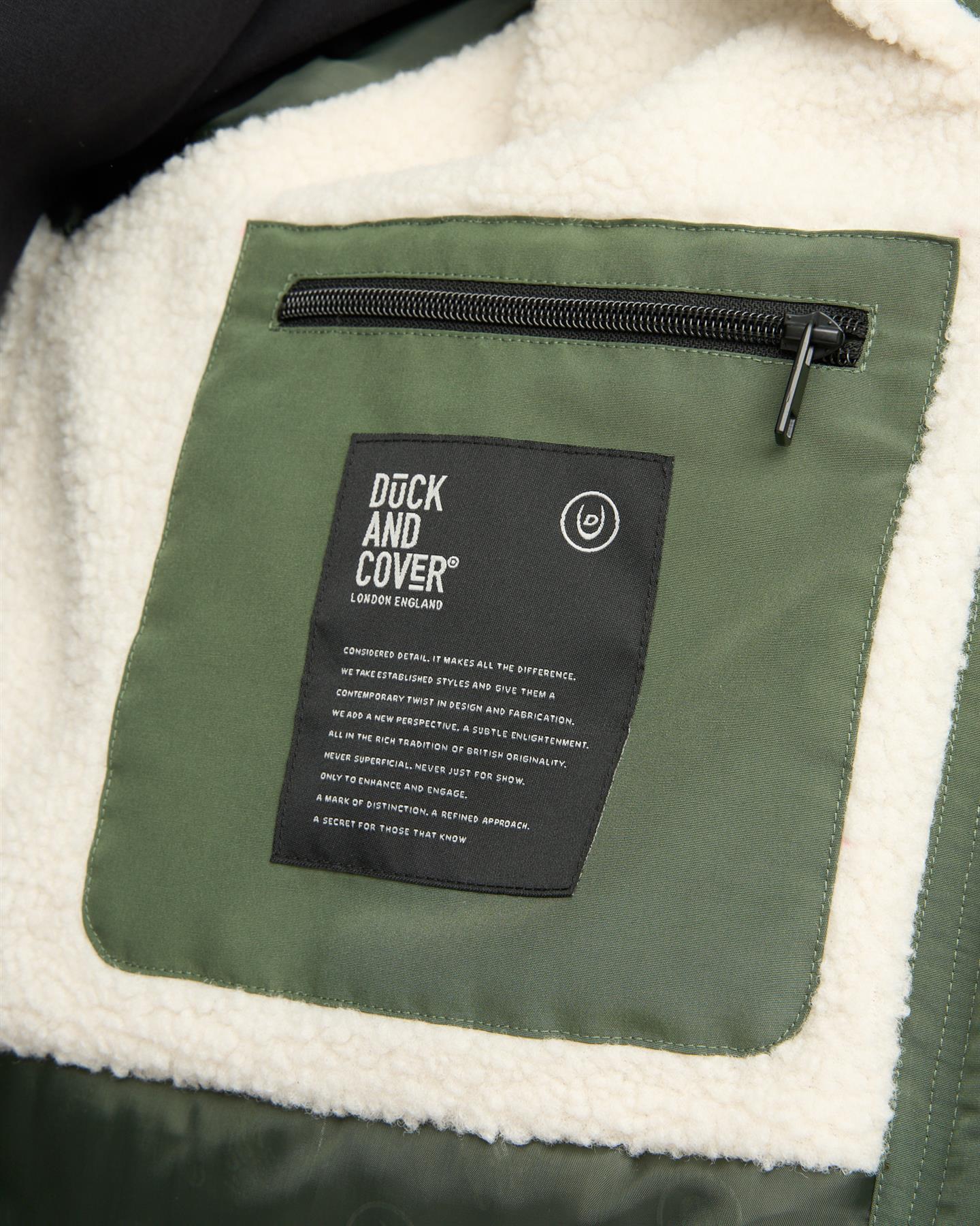 Mens Copfords Parka Dark Olive