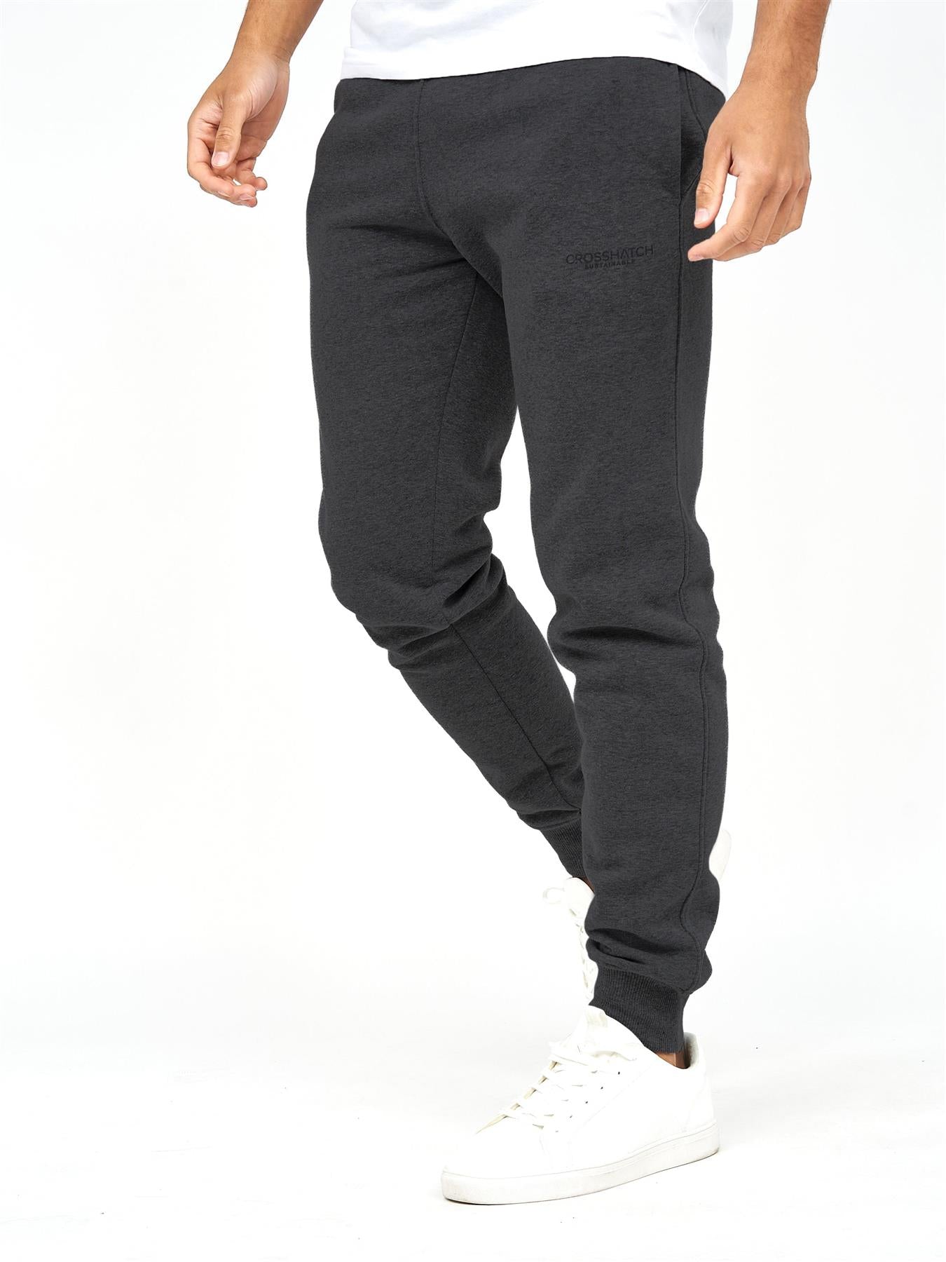 Mens Mayview PKA Joggers 3pk Black Charcoal Navy