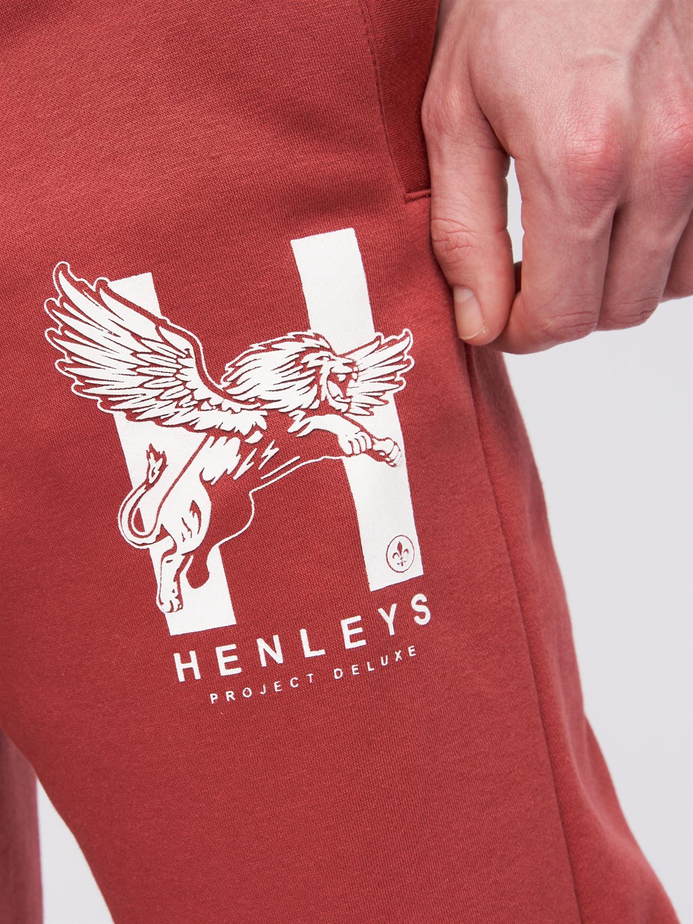 Mens Curveball Joggers Deep Red