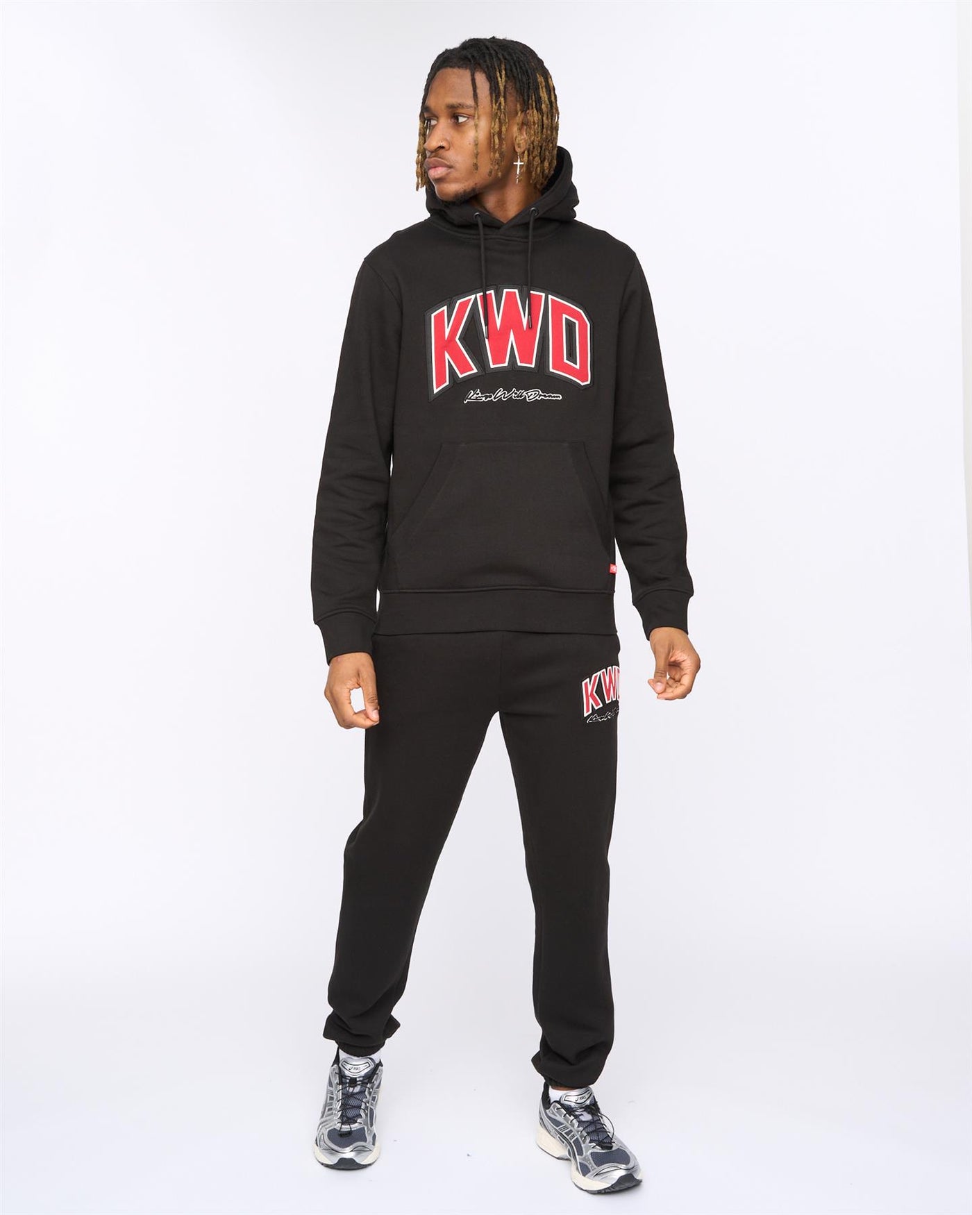 Mens Kingdome Hoodie Black