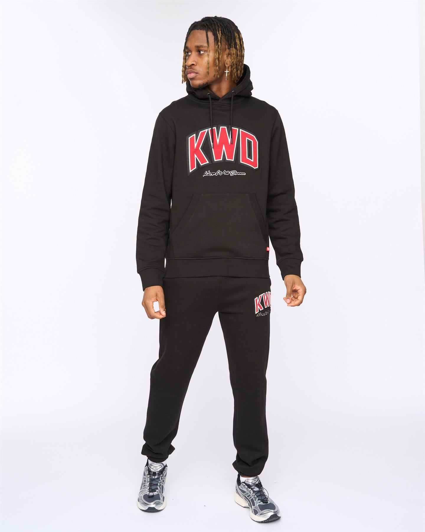 Mens Kingdome Hoodie Black