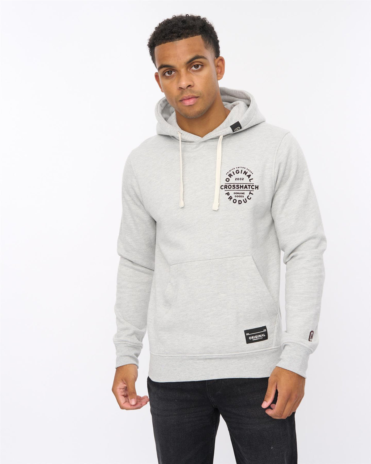 Mens Cresswell Hoodie Grey Marl