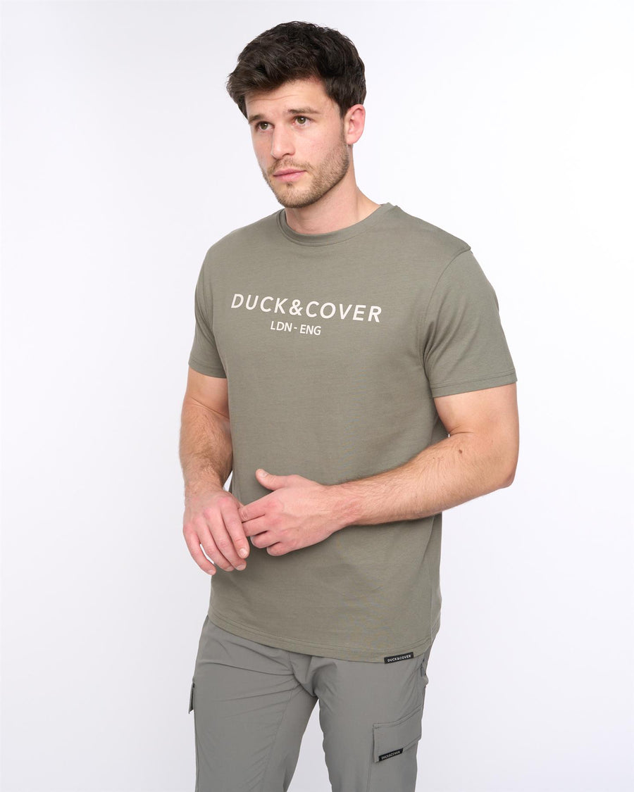 Mens Chamata T-Shirt Green Slate