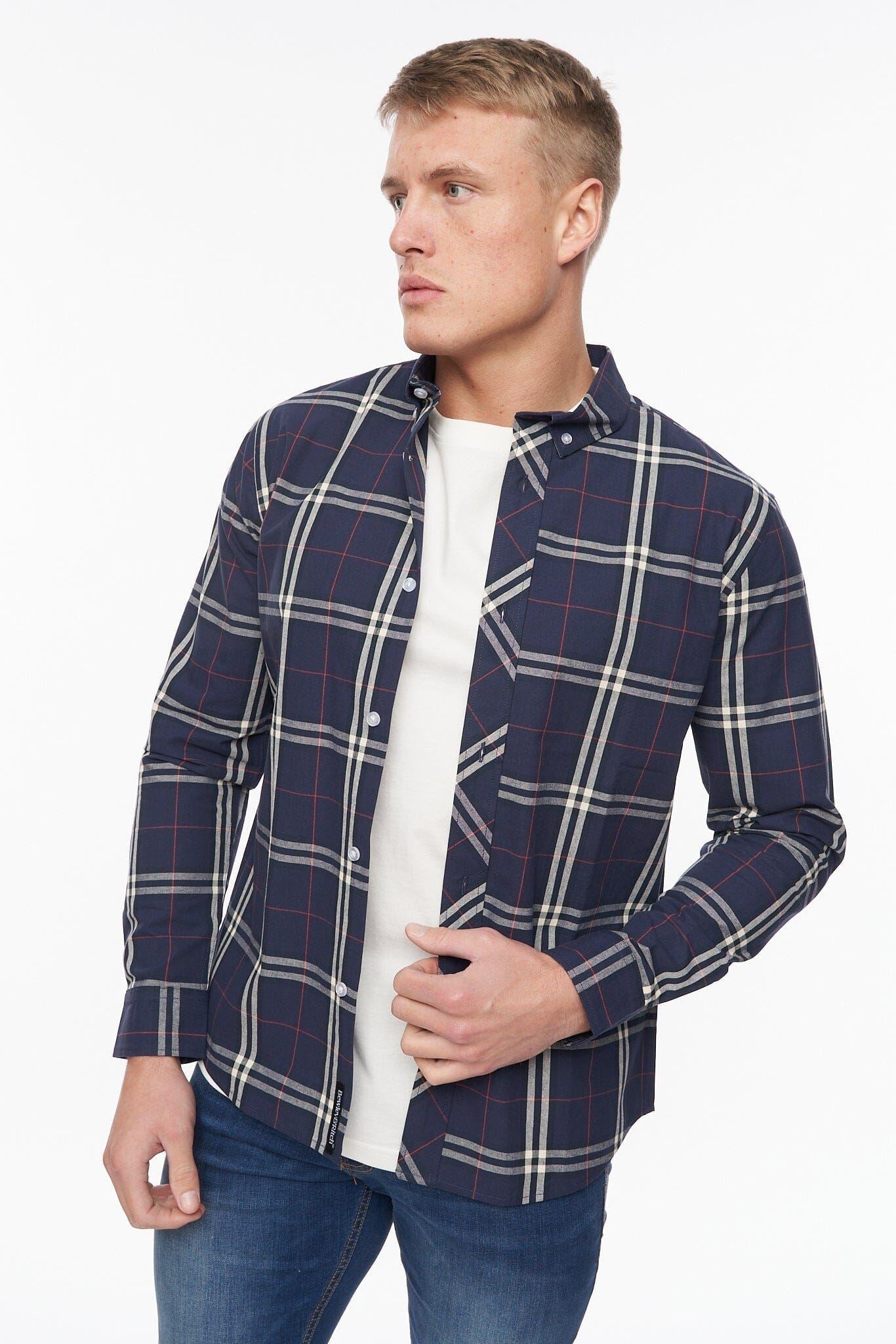 Buford Shirt Navy Check