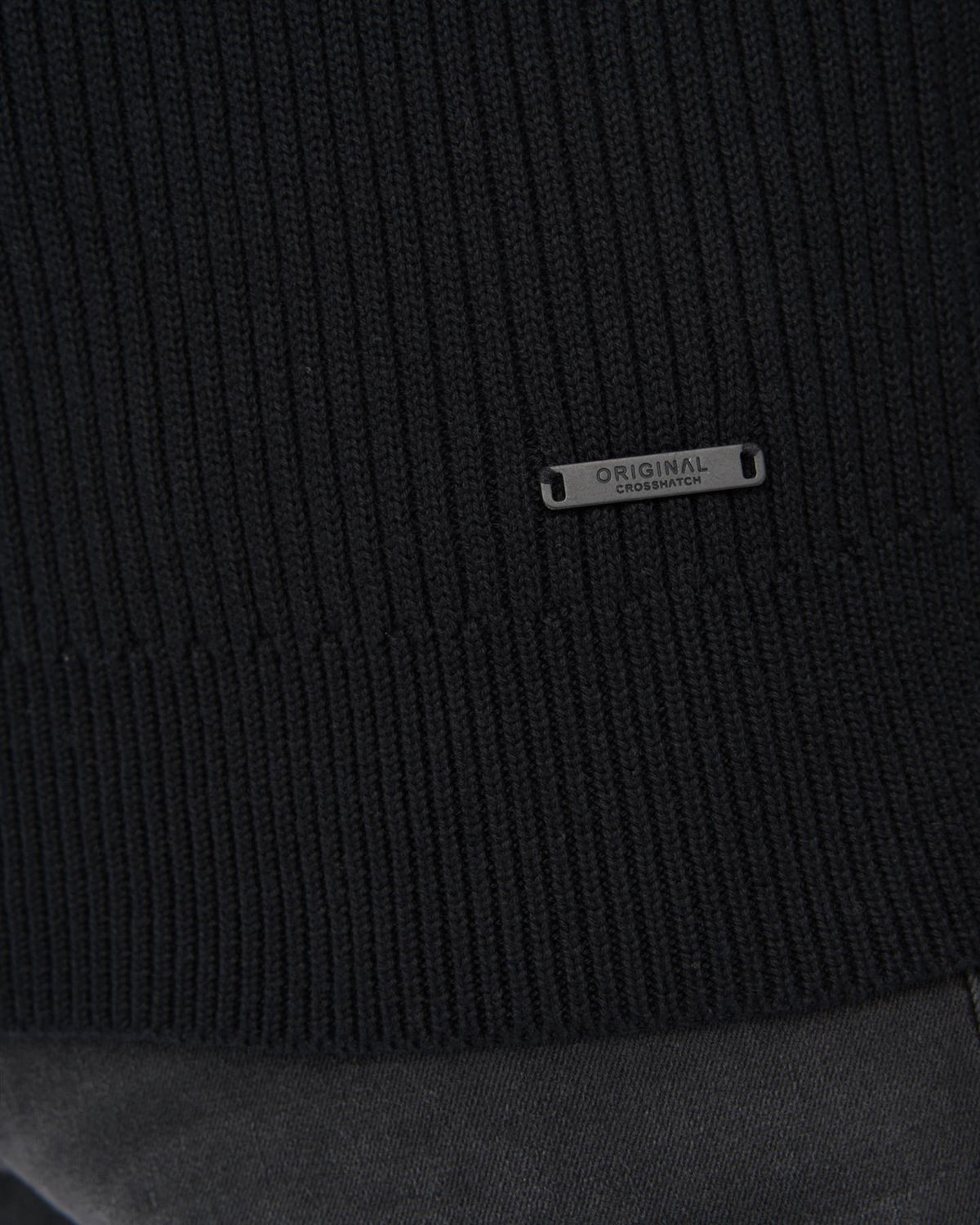 Mens Wellburys Chunky Knit Black