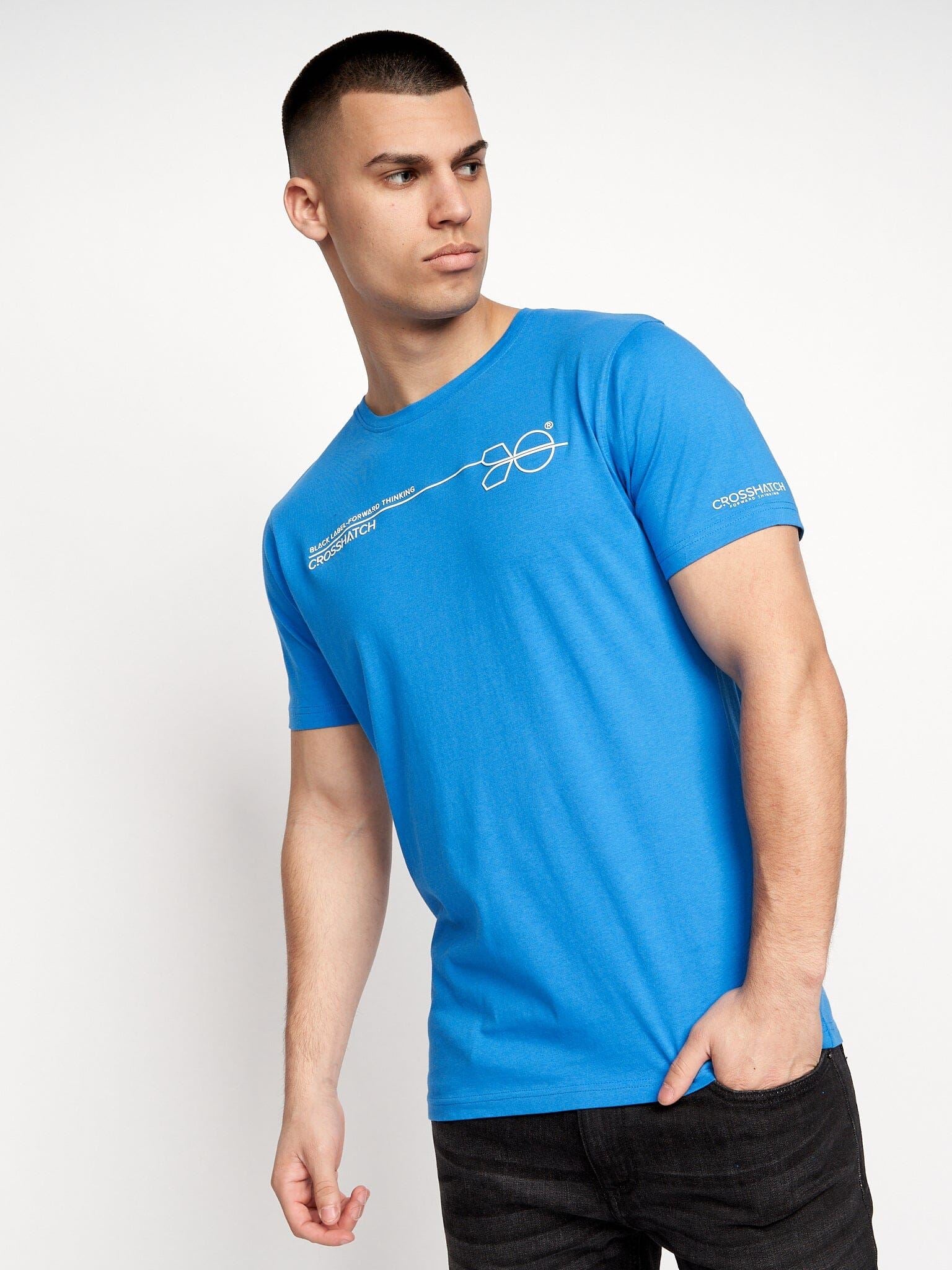 Pentan T-Shirt 2pk Blue/Grey