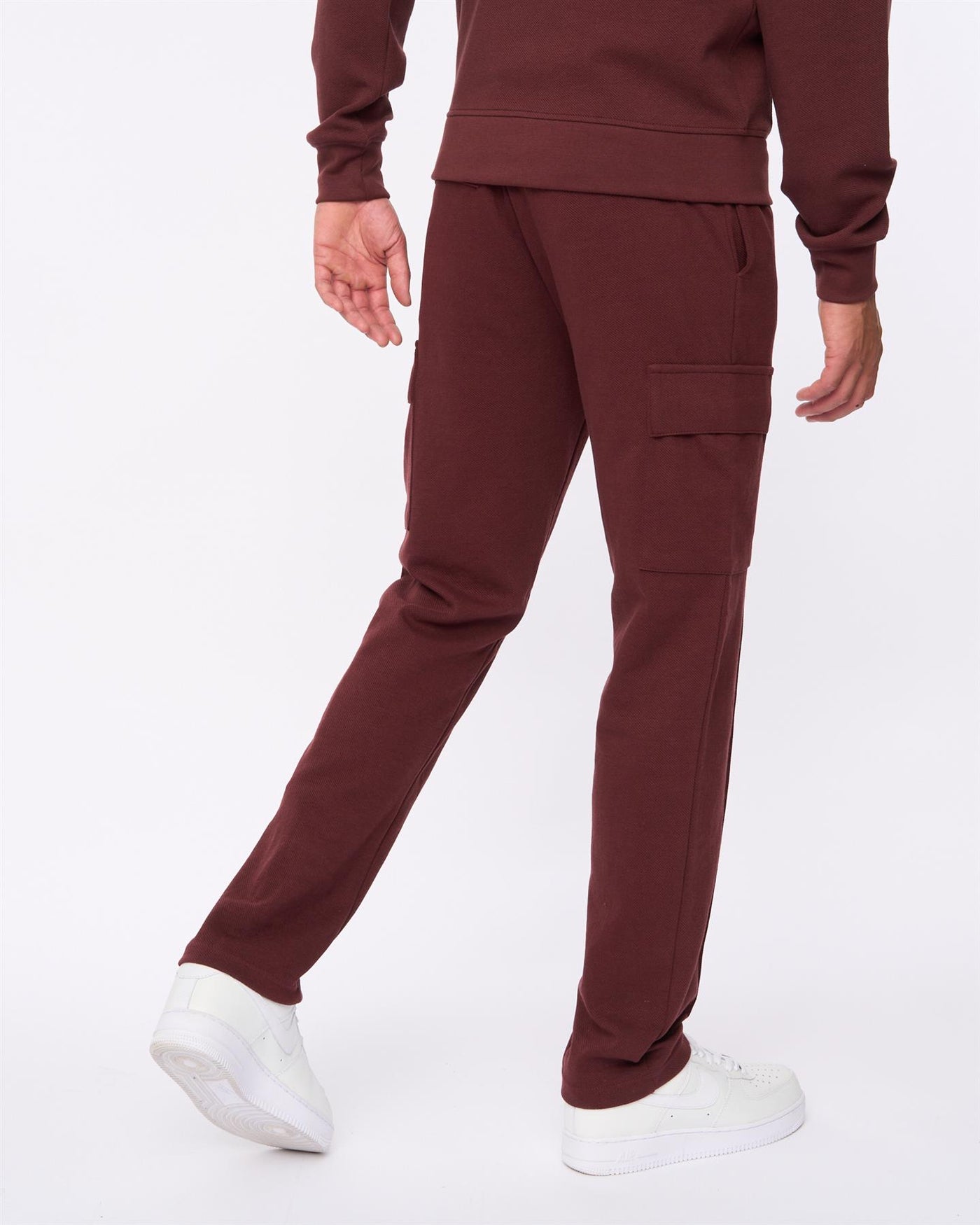 Mens Optimus Combat Joggers Wine