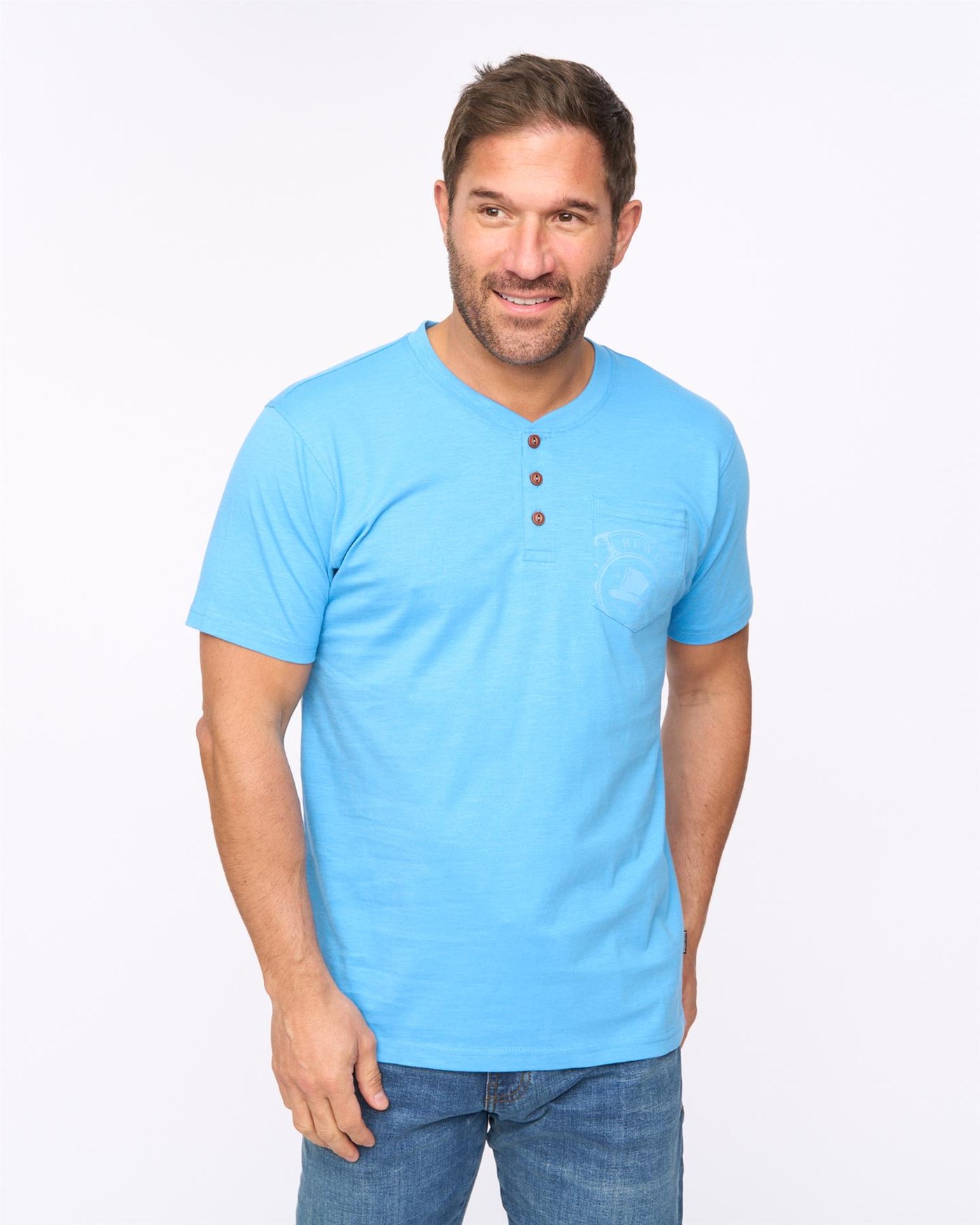 Mens Garside T-Shirt Blue