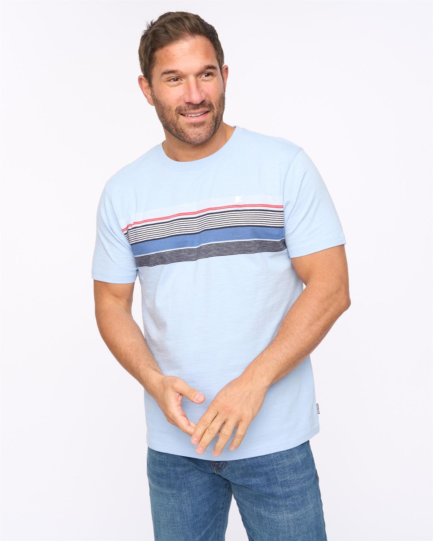 Mens Laylen T-Shirt Light Blue