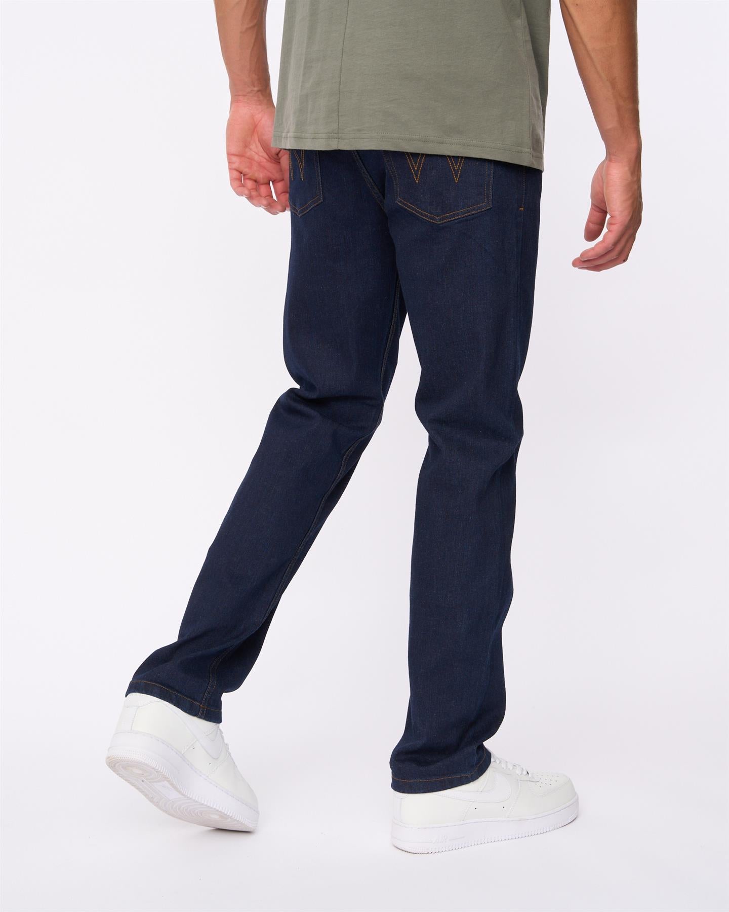 Mens Hydras Straight Leg Jeans Raw Wash