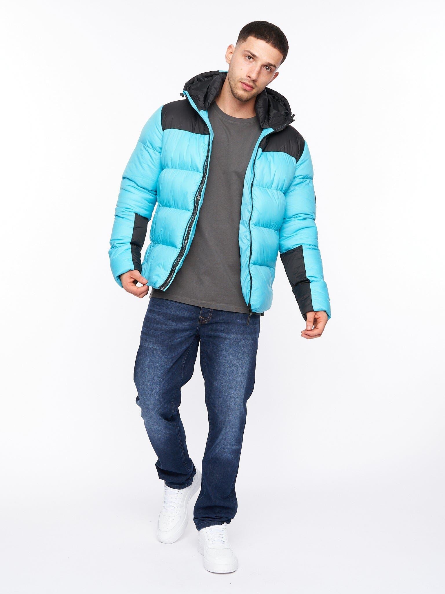 Chemerley Hooded Jacket Turquoise